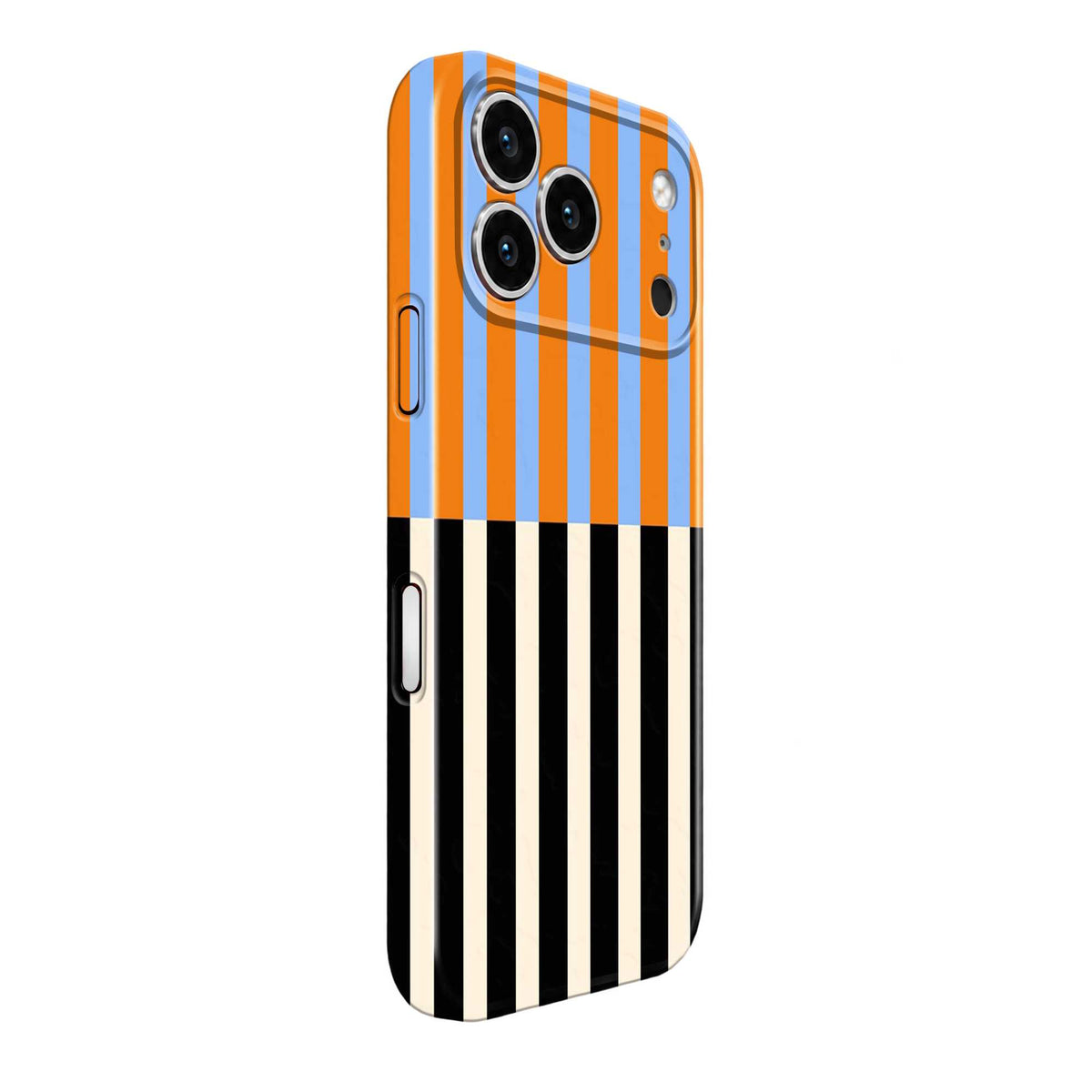 Citrus Stripes Glossy Hard Case