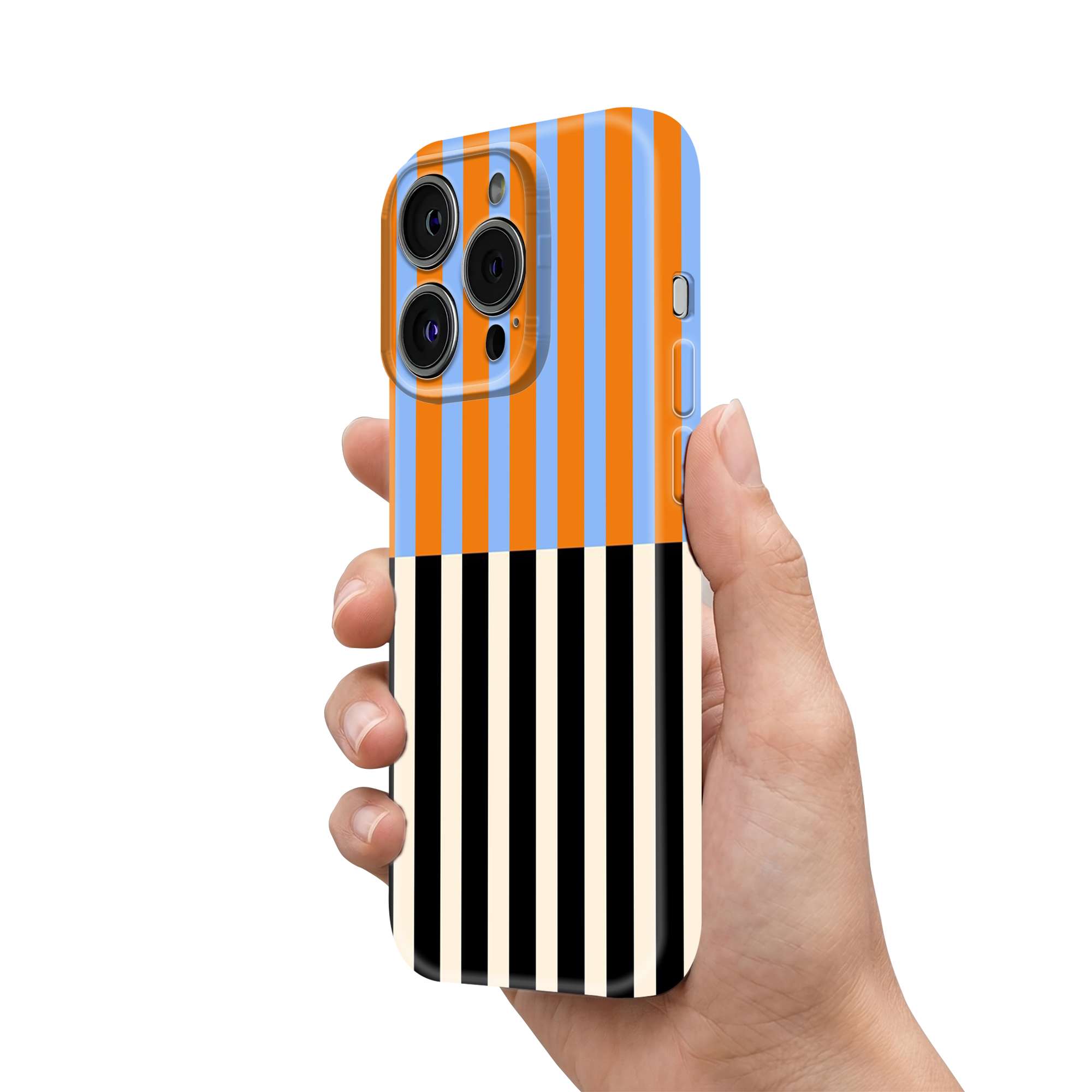 Citrus Stripes Glossy Hard Case