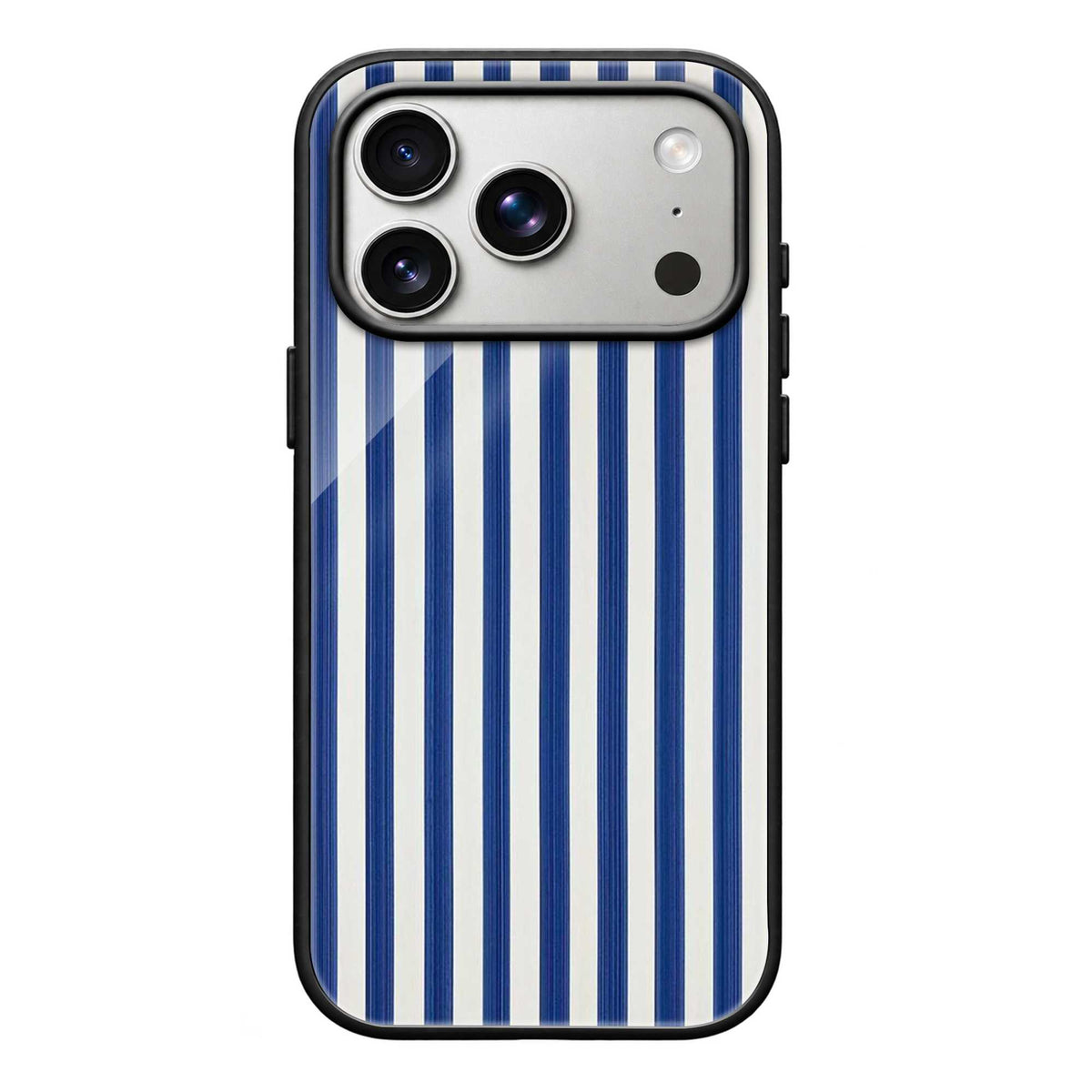 Cobalt Lines Glass Case