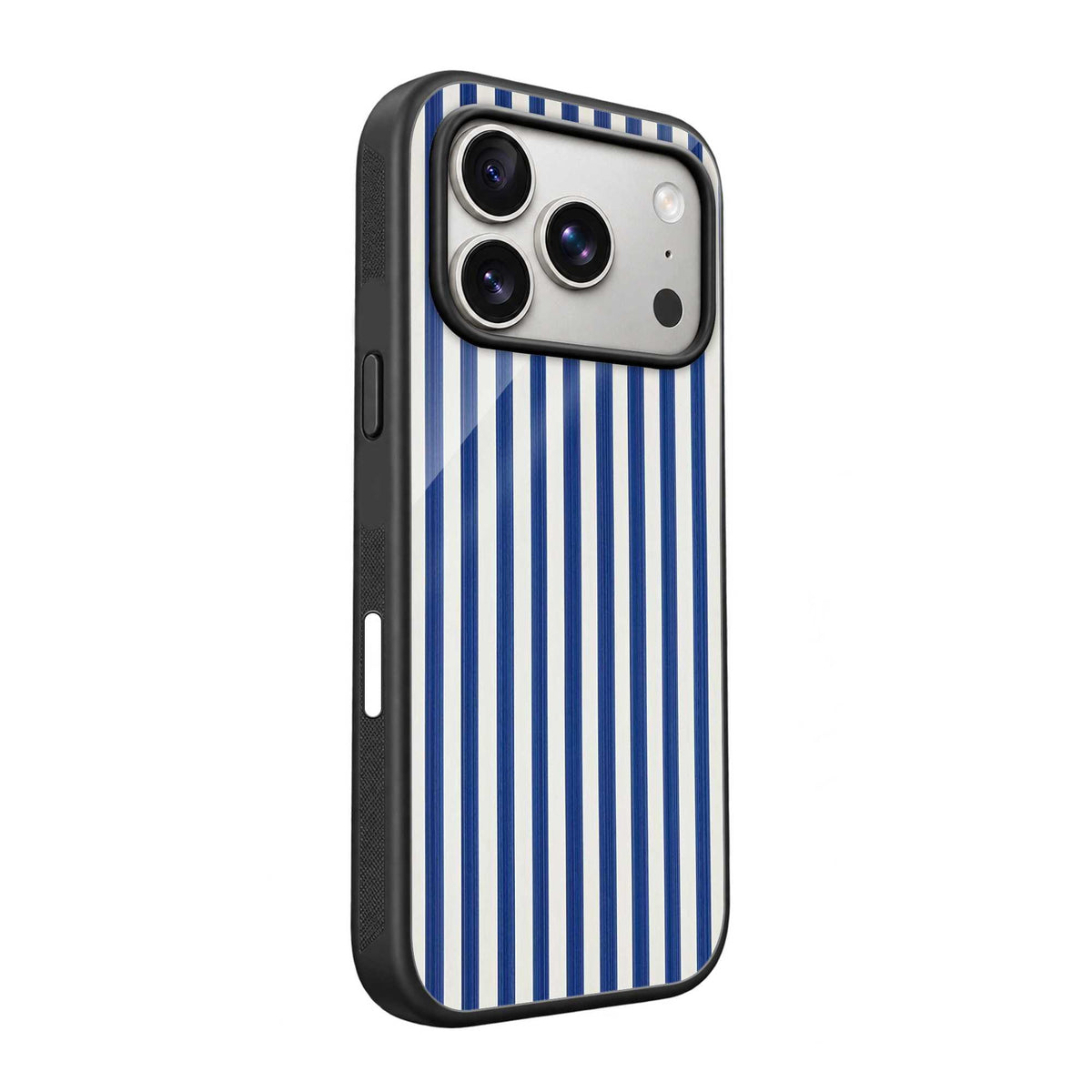 Cobalt Lines Glass Case