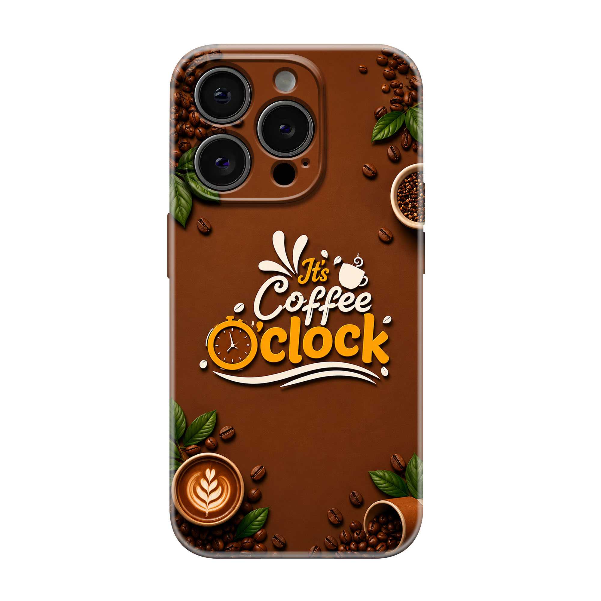 Coffee O’Clock Glossy Hard Case