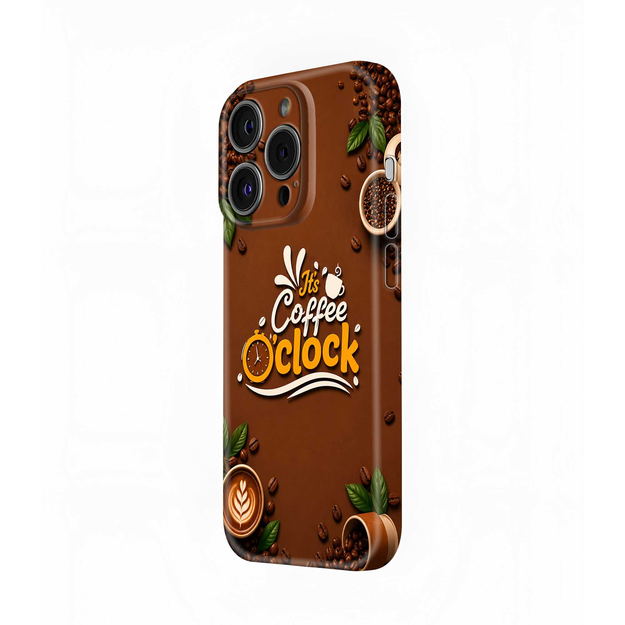 Coffee O’Clock Glossy Hard Case