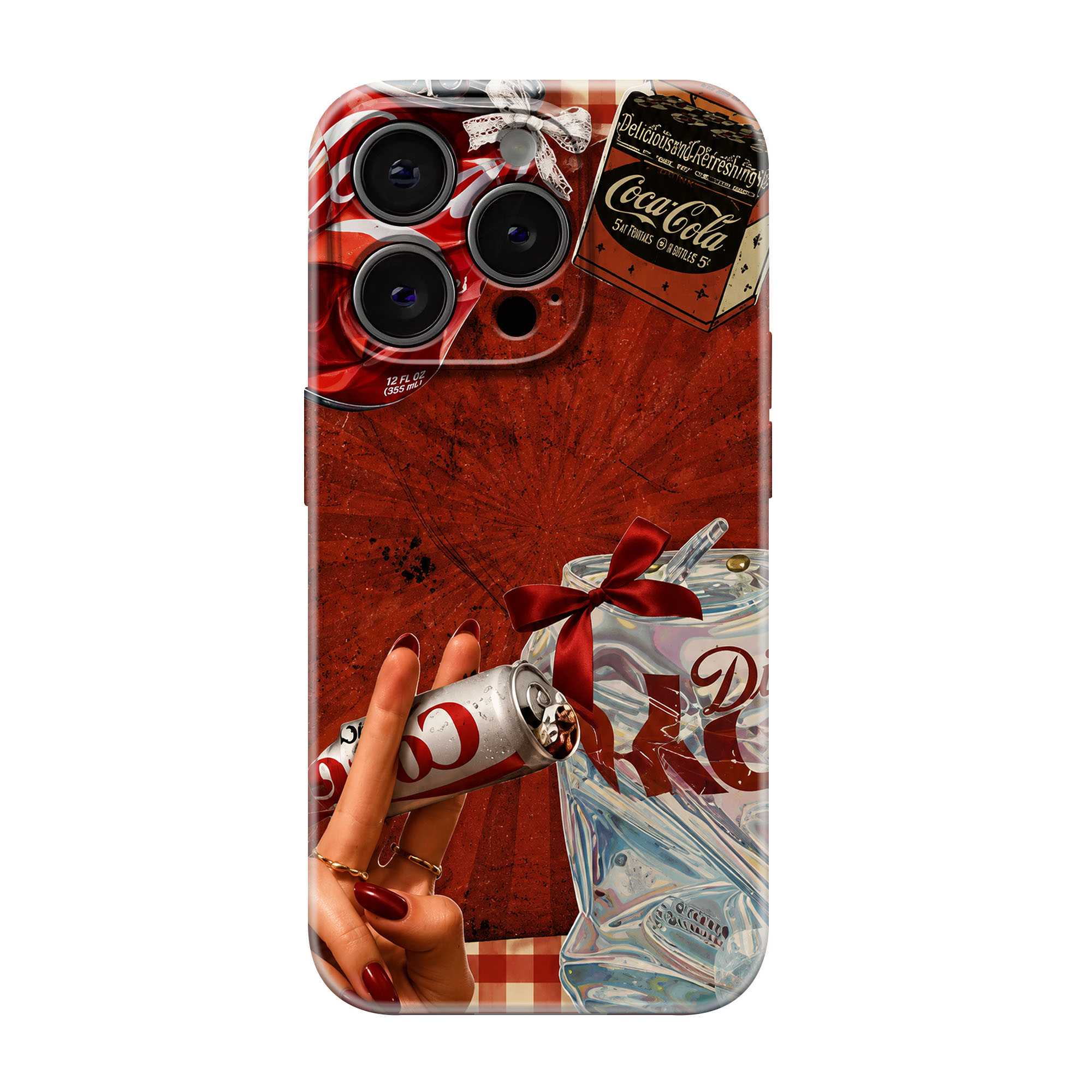 Coke Collage Glossy Hard Case