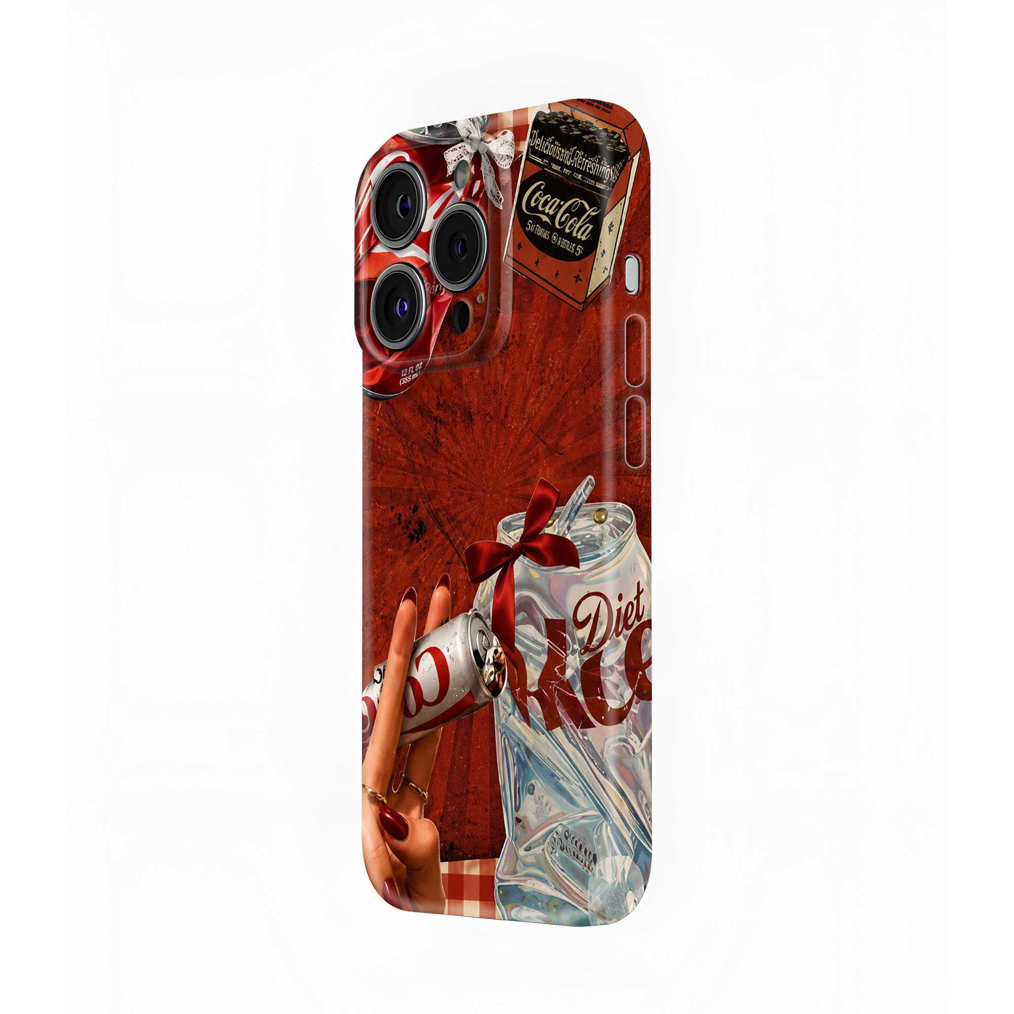 Coke Collage Glossy Hard Case