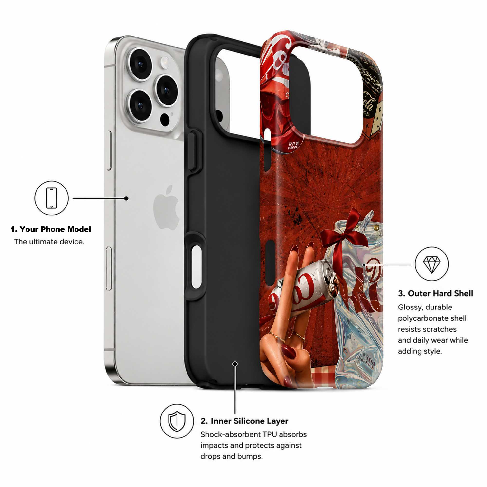 Coke Collage Dual Guard Case