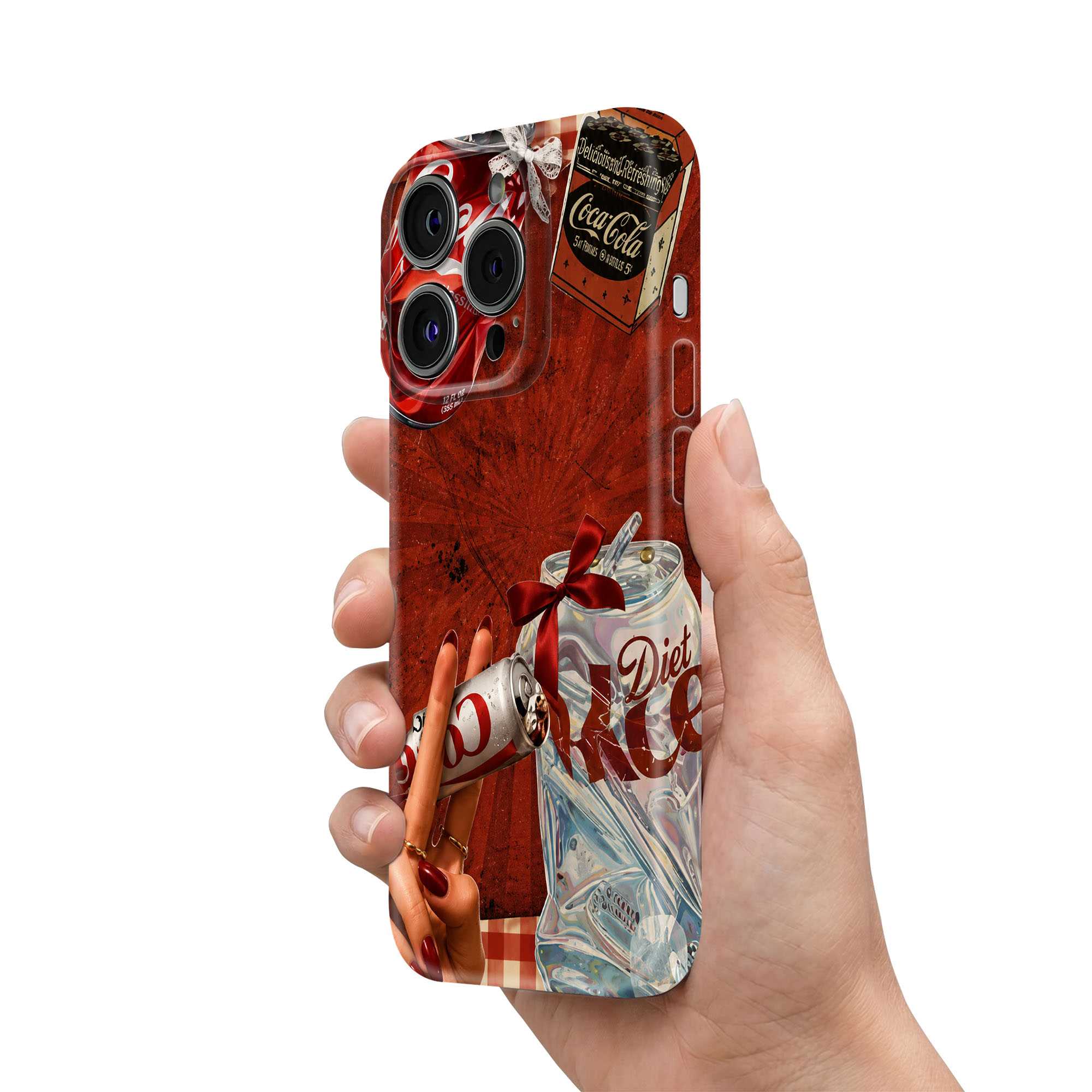 Coke Collage Glossy Hard Case