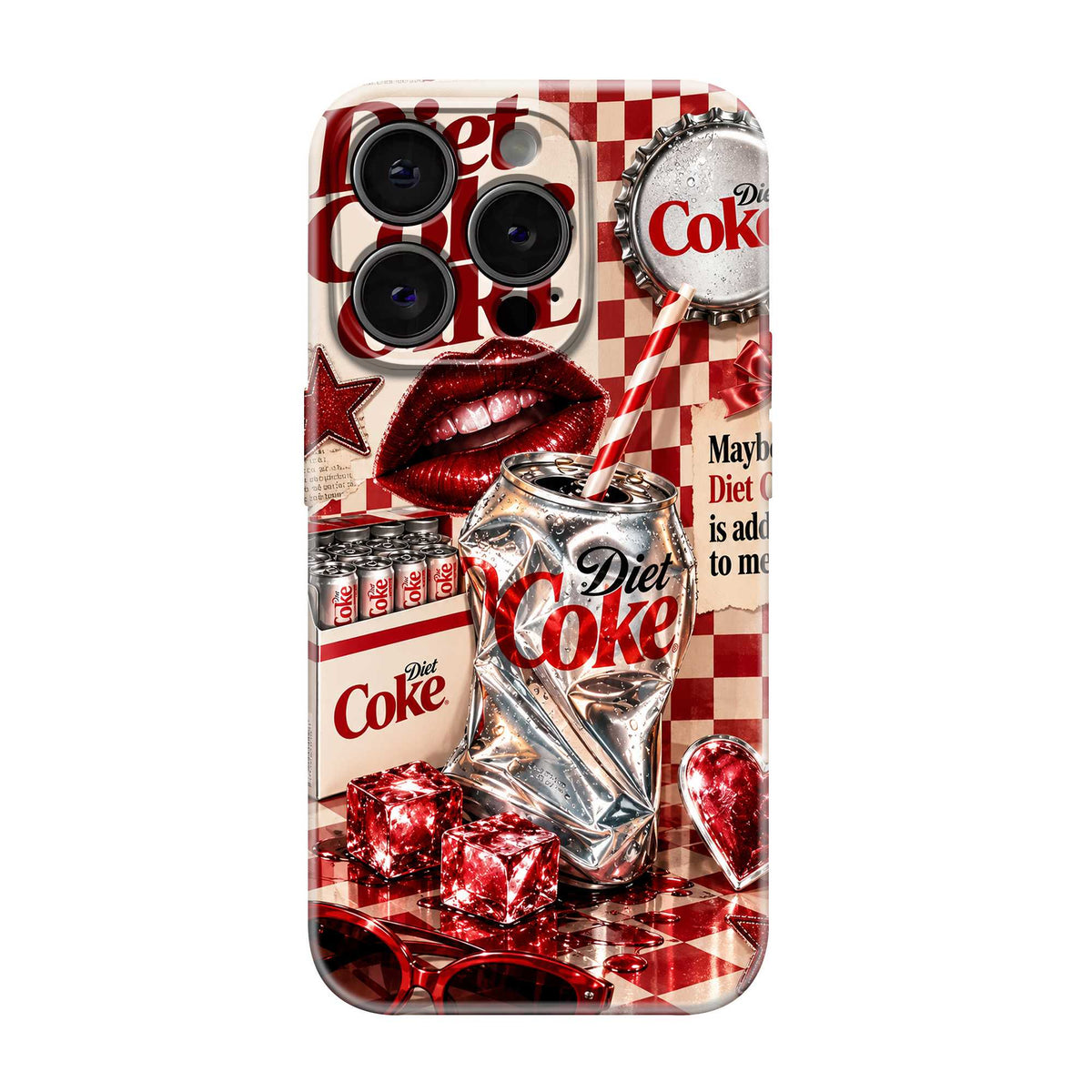 Cola Kiss Glossy Hard Case