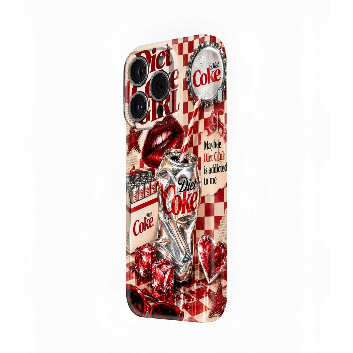 Cola Kiss Glossy Hard Case