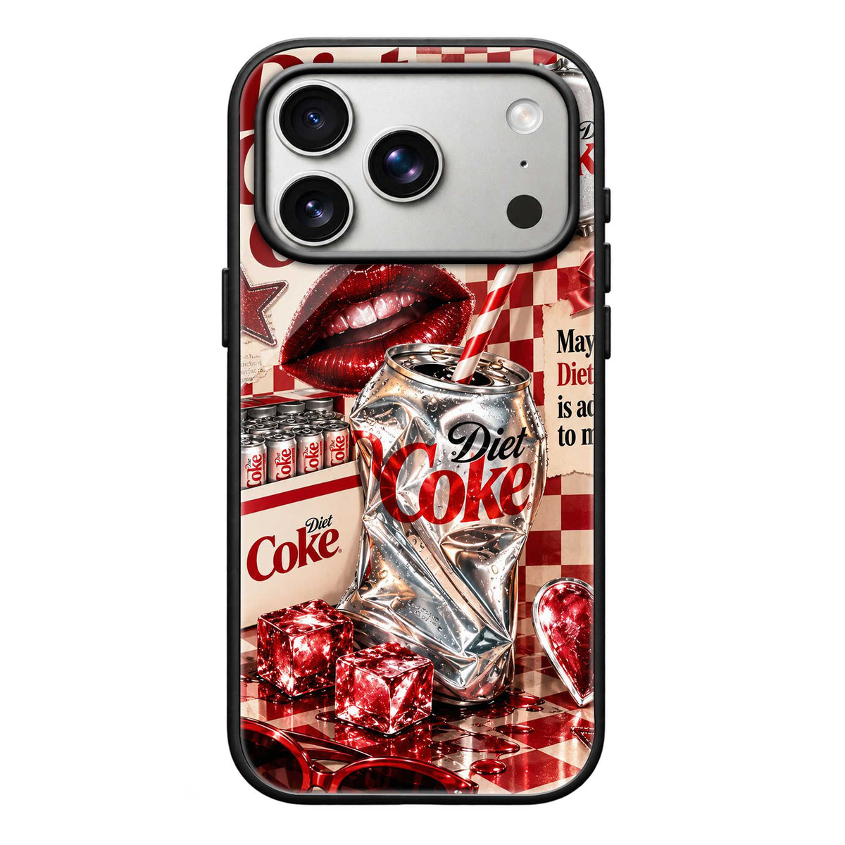 Cola Kiss Glass Case