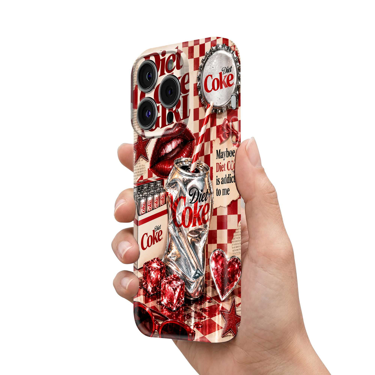 Cola Kiss Glossy Hard Case