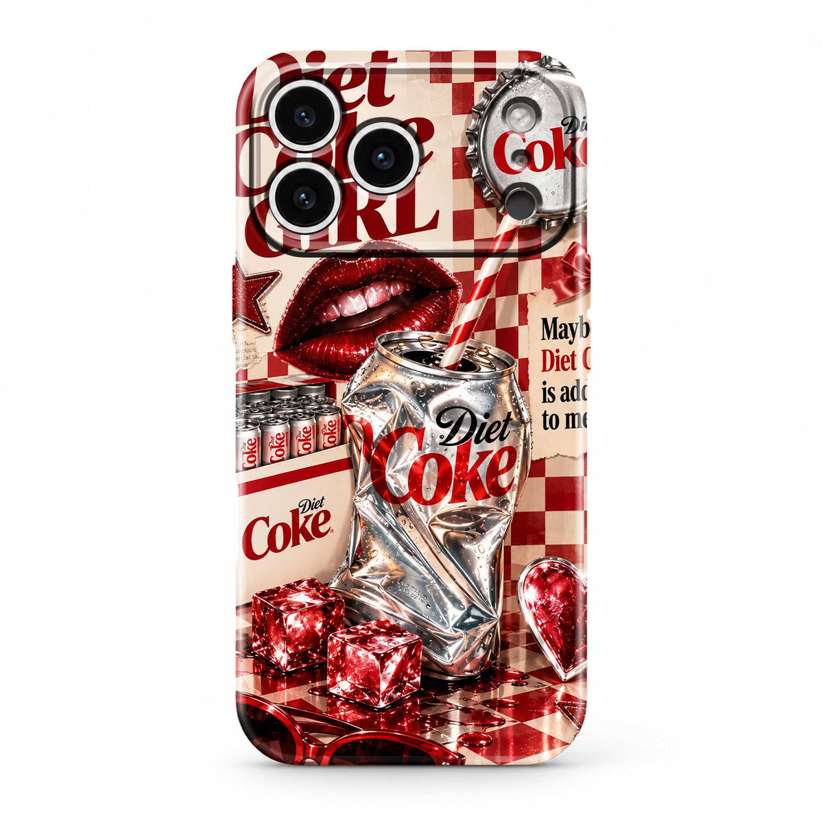 Cola Kiss Glossy Hard Case