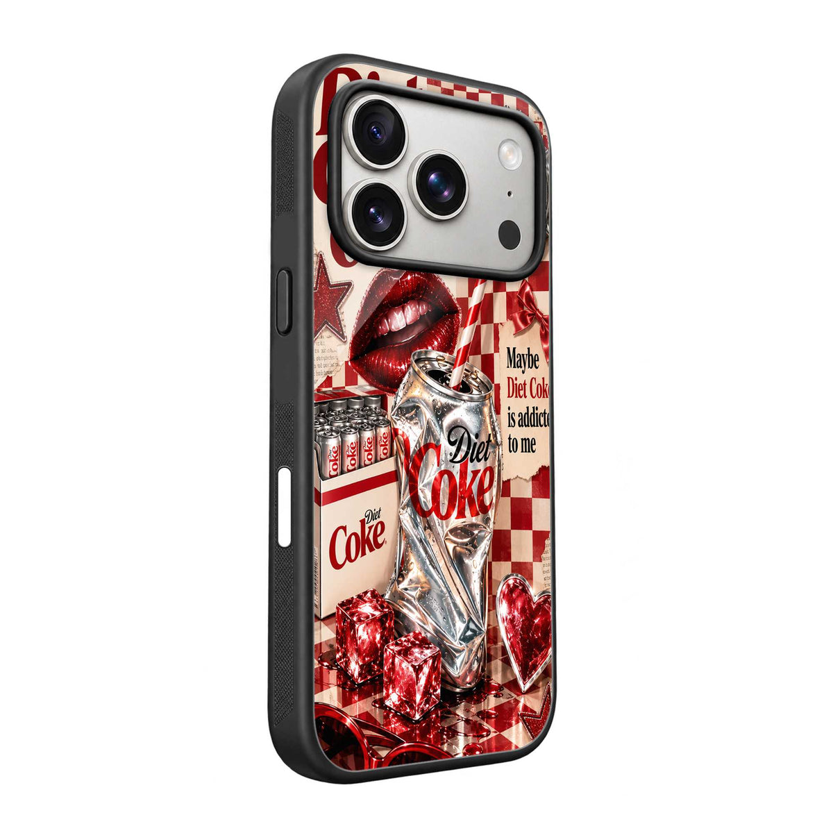 Cola Kiss Glass Case
