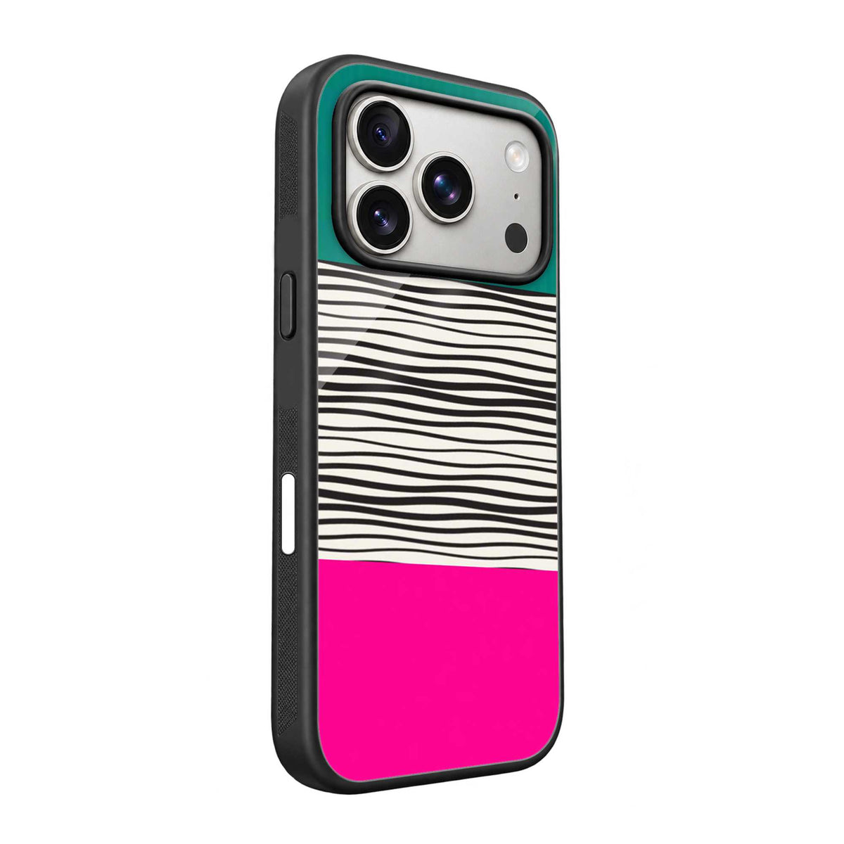 Color Block Glass Case