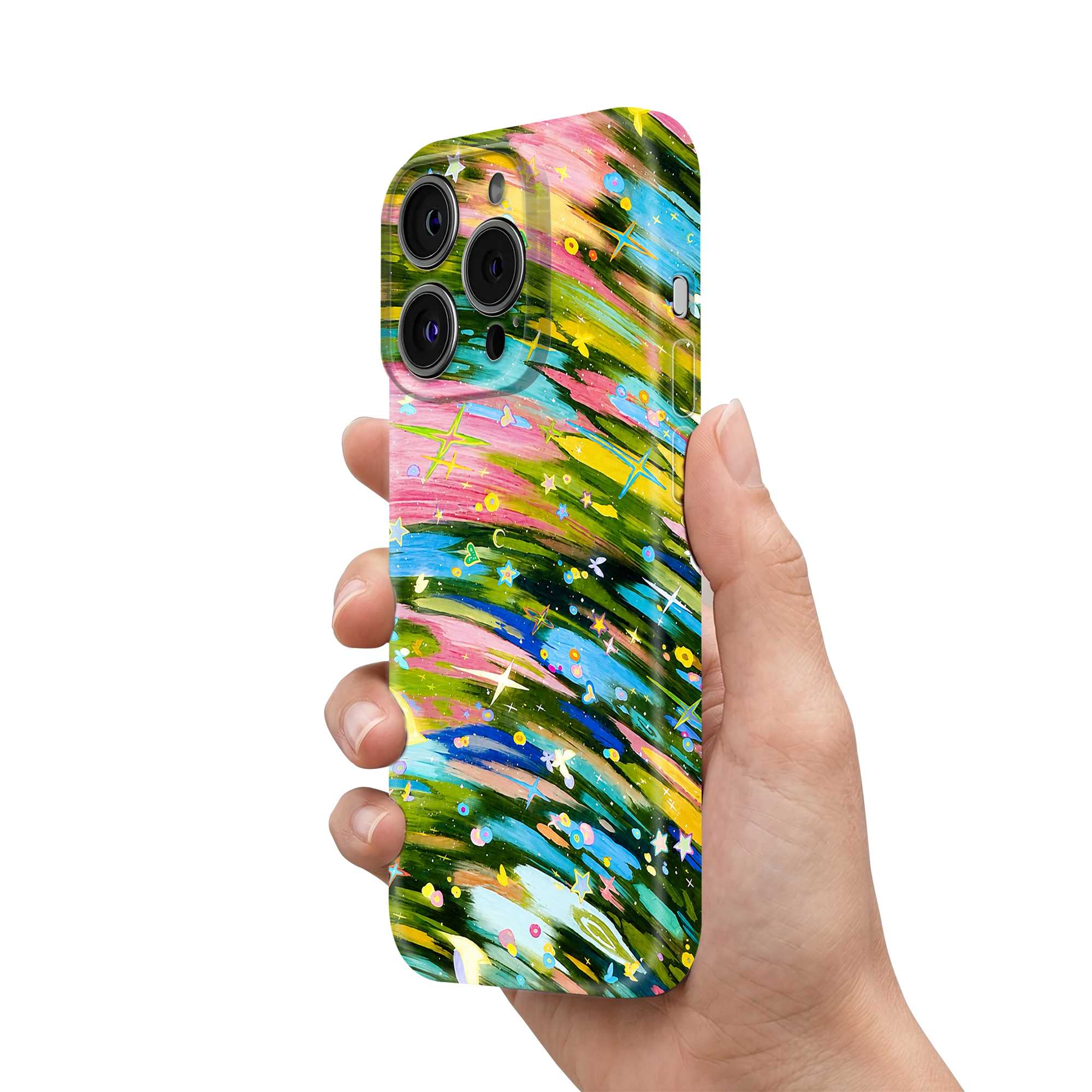 Cosmic Paint Glossy Hard Case