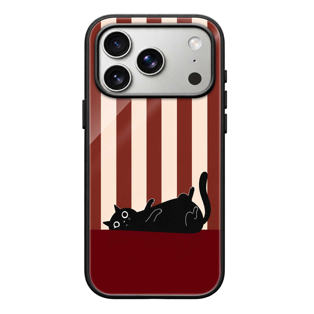 Cozy Cat Glass Case