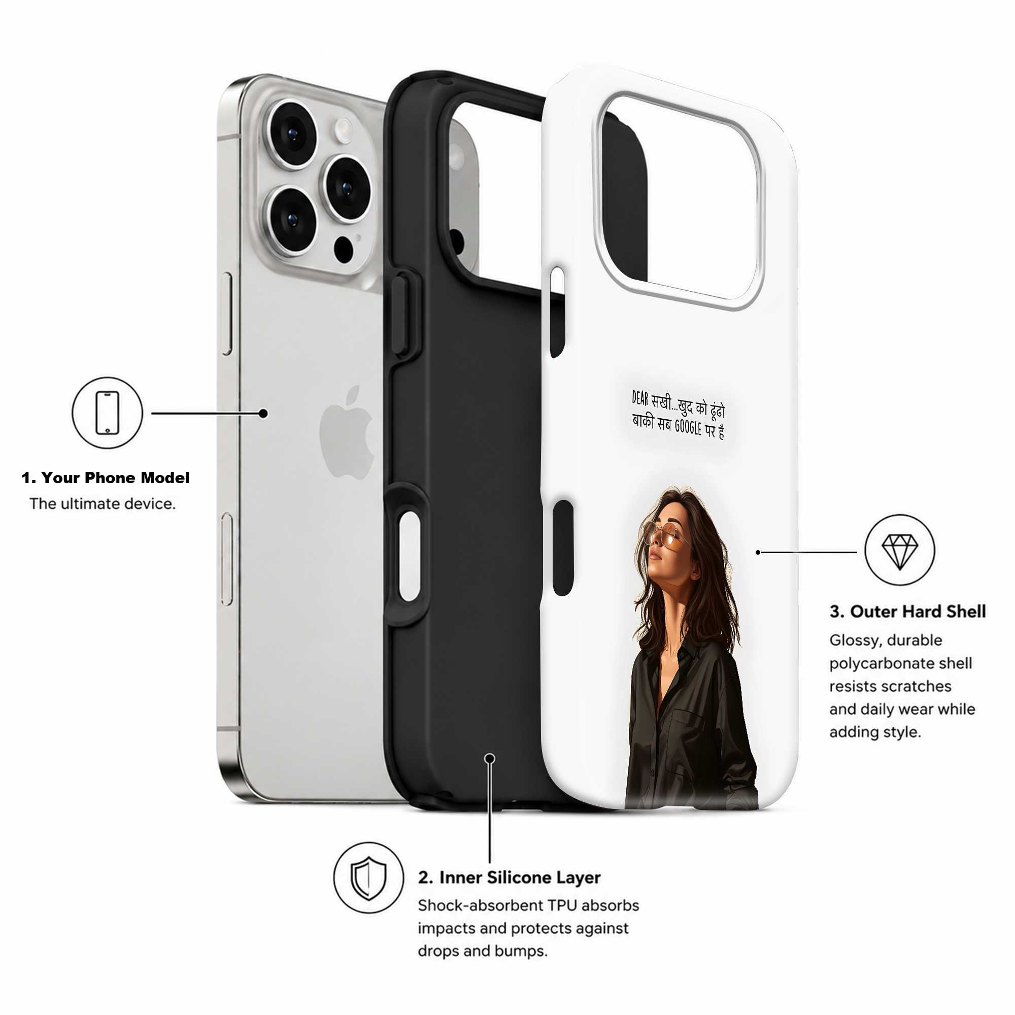 Dear Sakhi Dual Guard Case