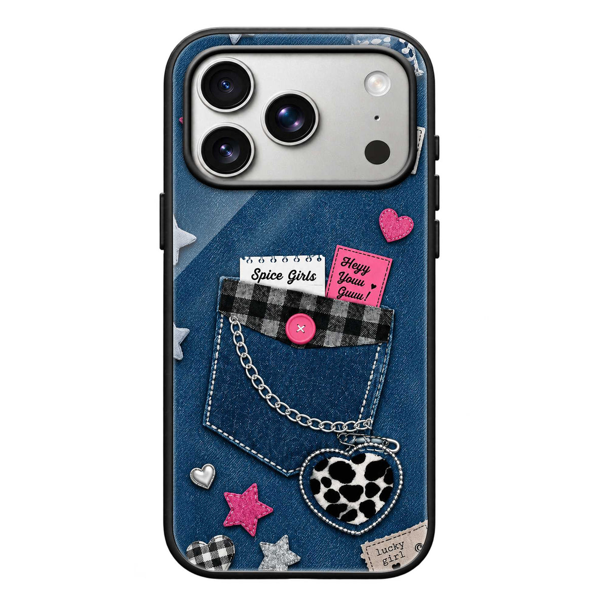 Denim Pocket Glass Case