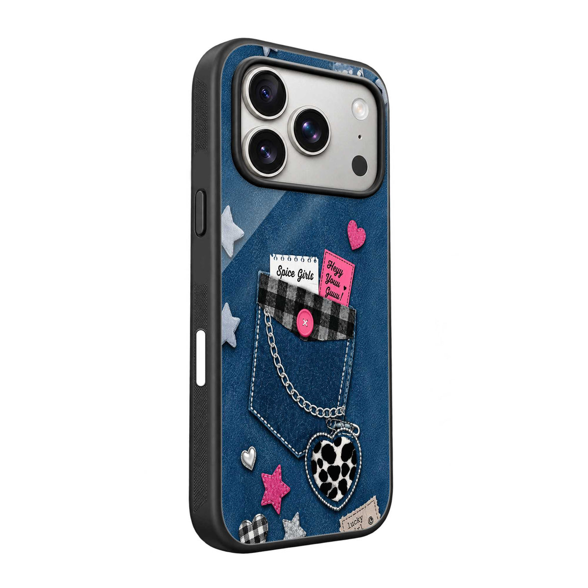 Denim Pocket Glass Case