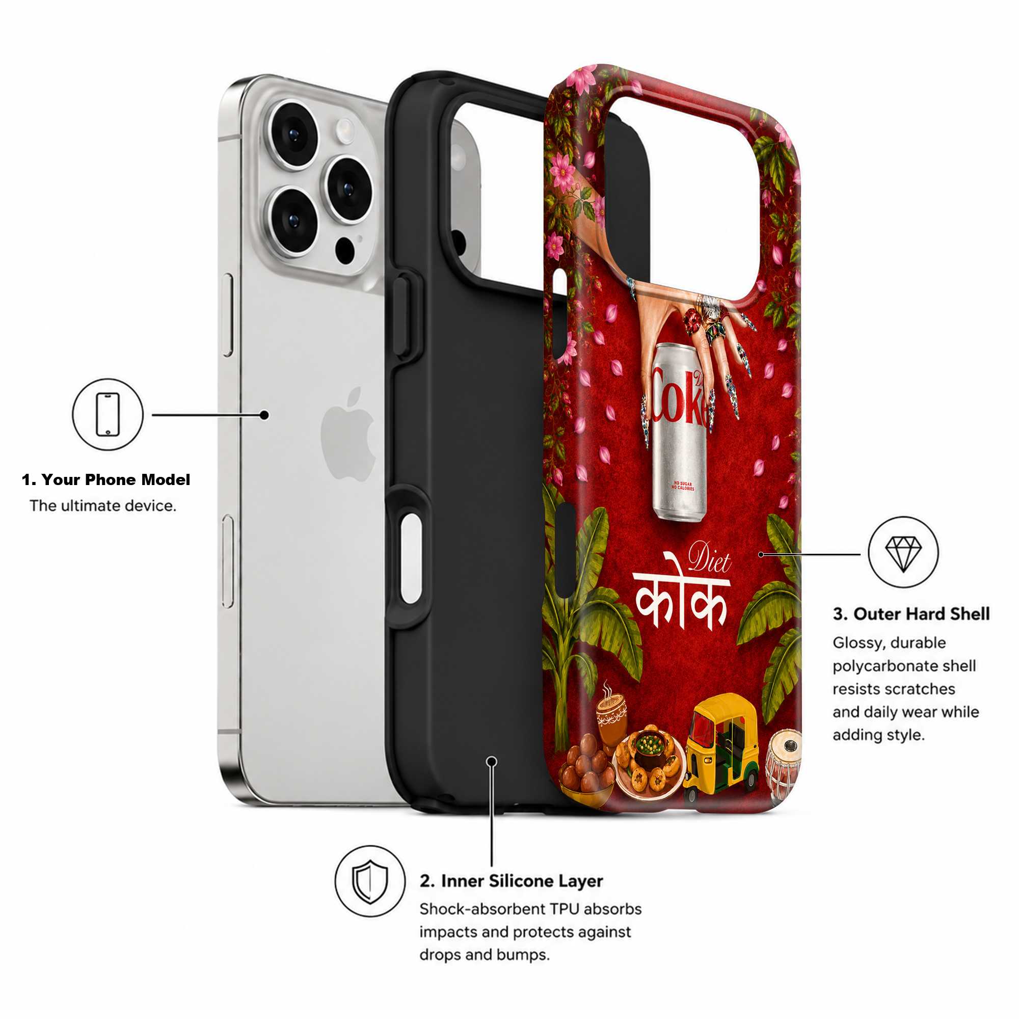 Diet Coke Mehfil Dual Guard Case