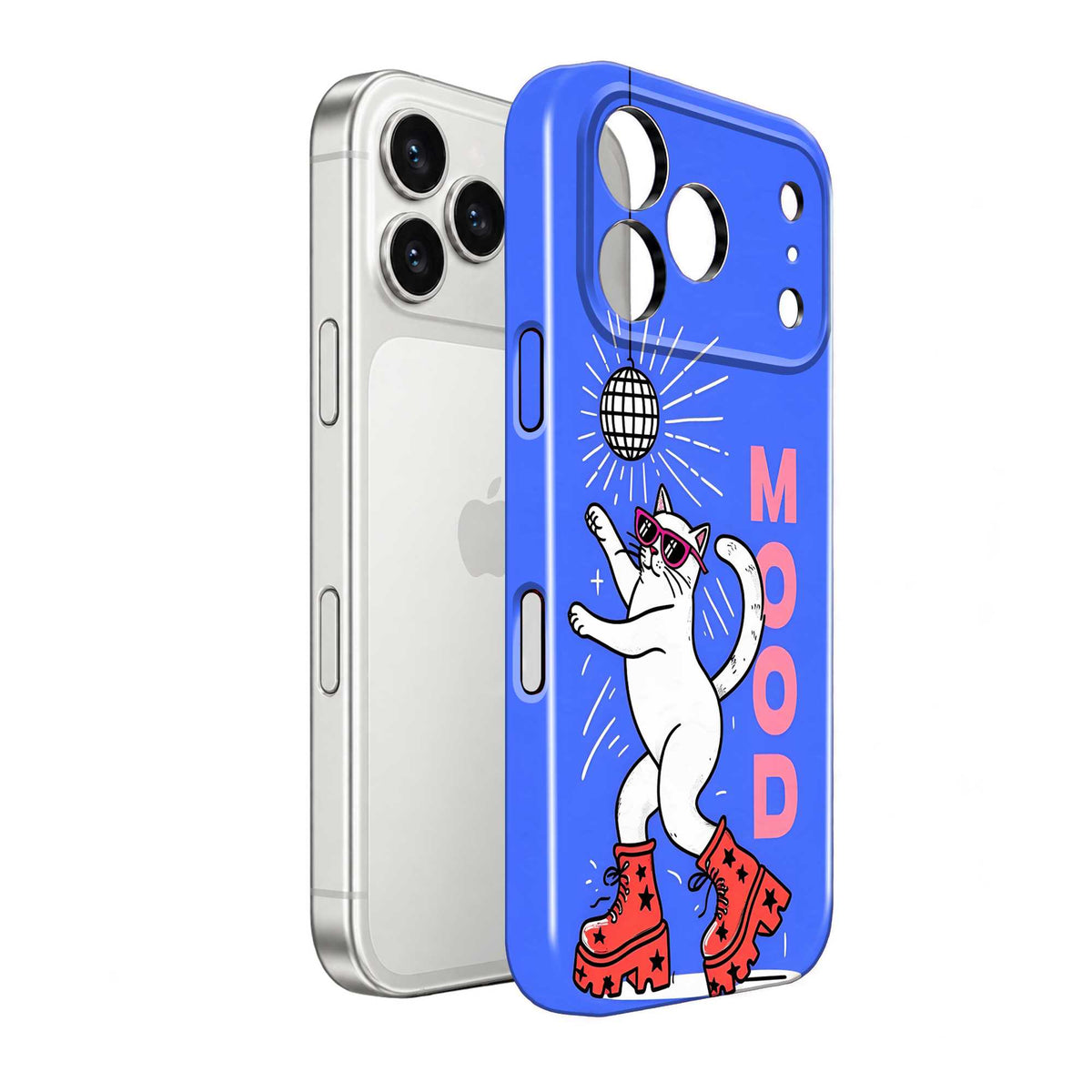Disco Cat Glossy Hard Case