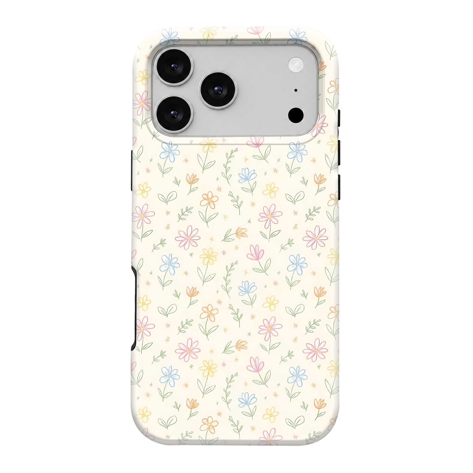 Doodle Floral Dual Guard Case