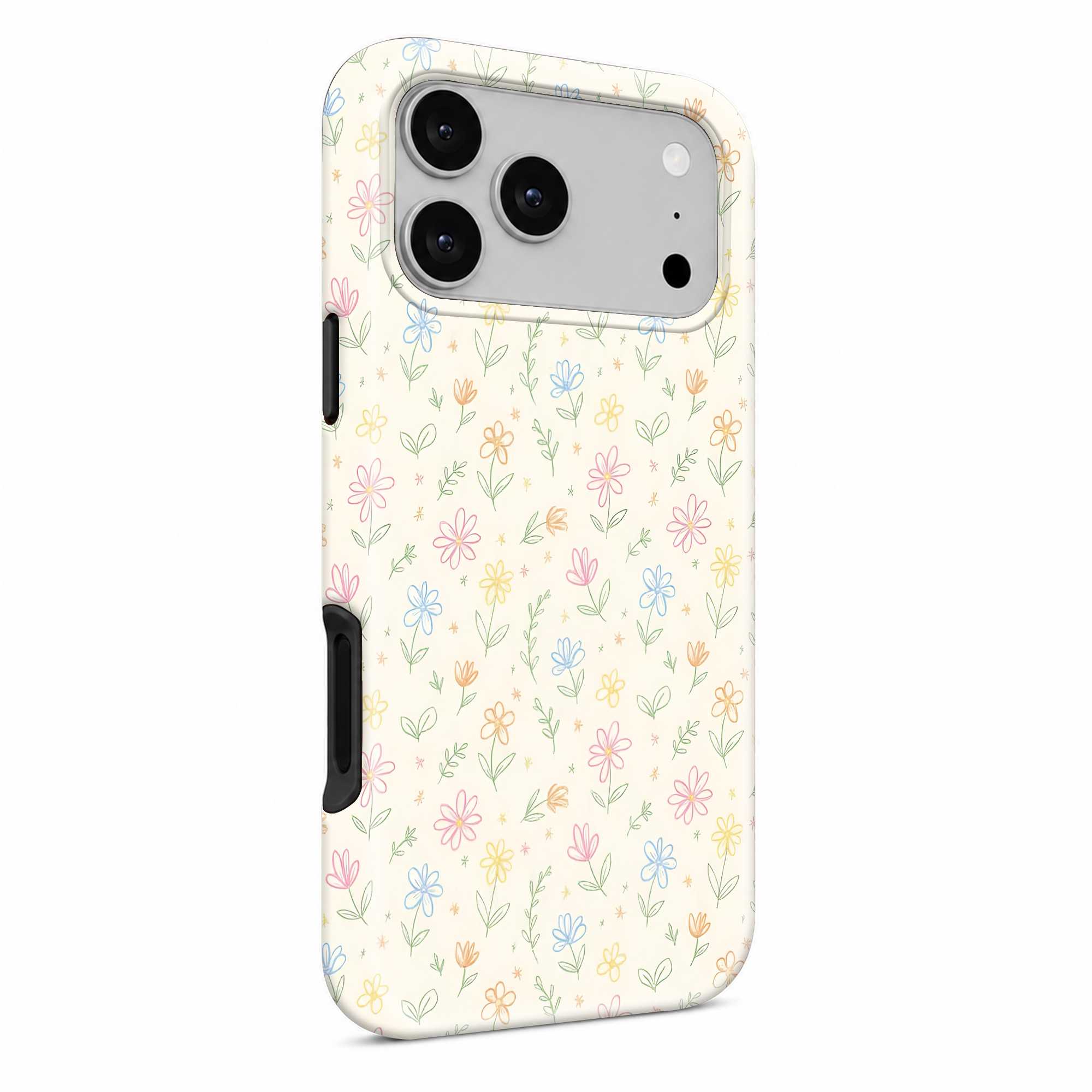 Doodle Floral Dual Guard Case