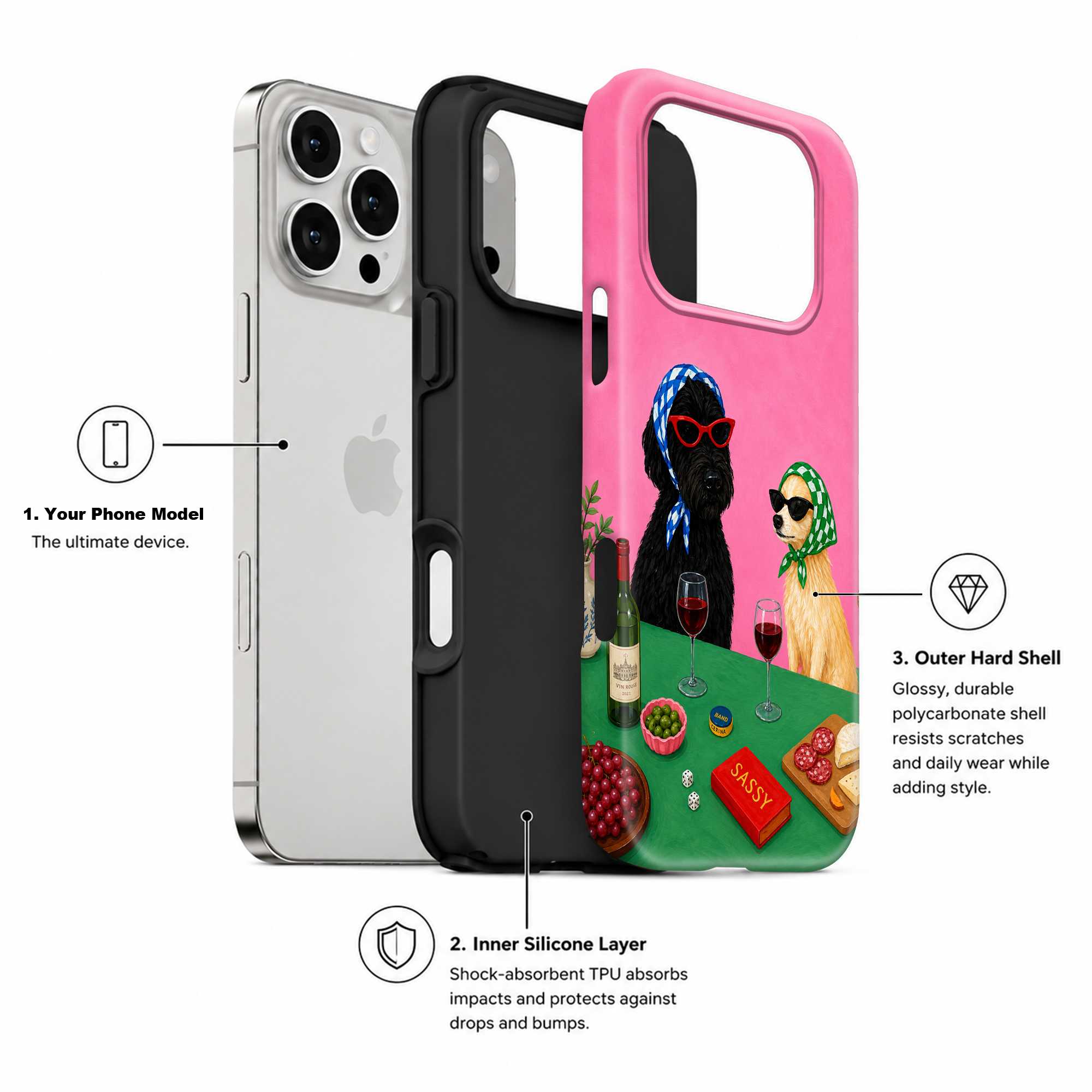 Sassy Weekend Dual Guard Case