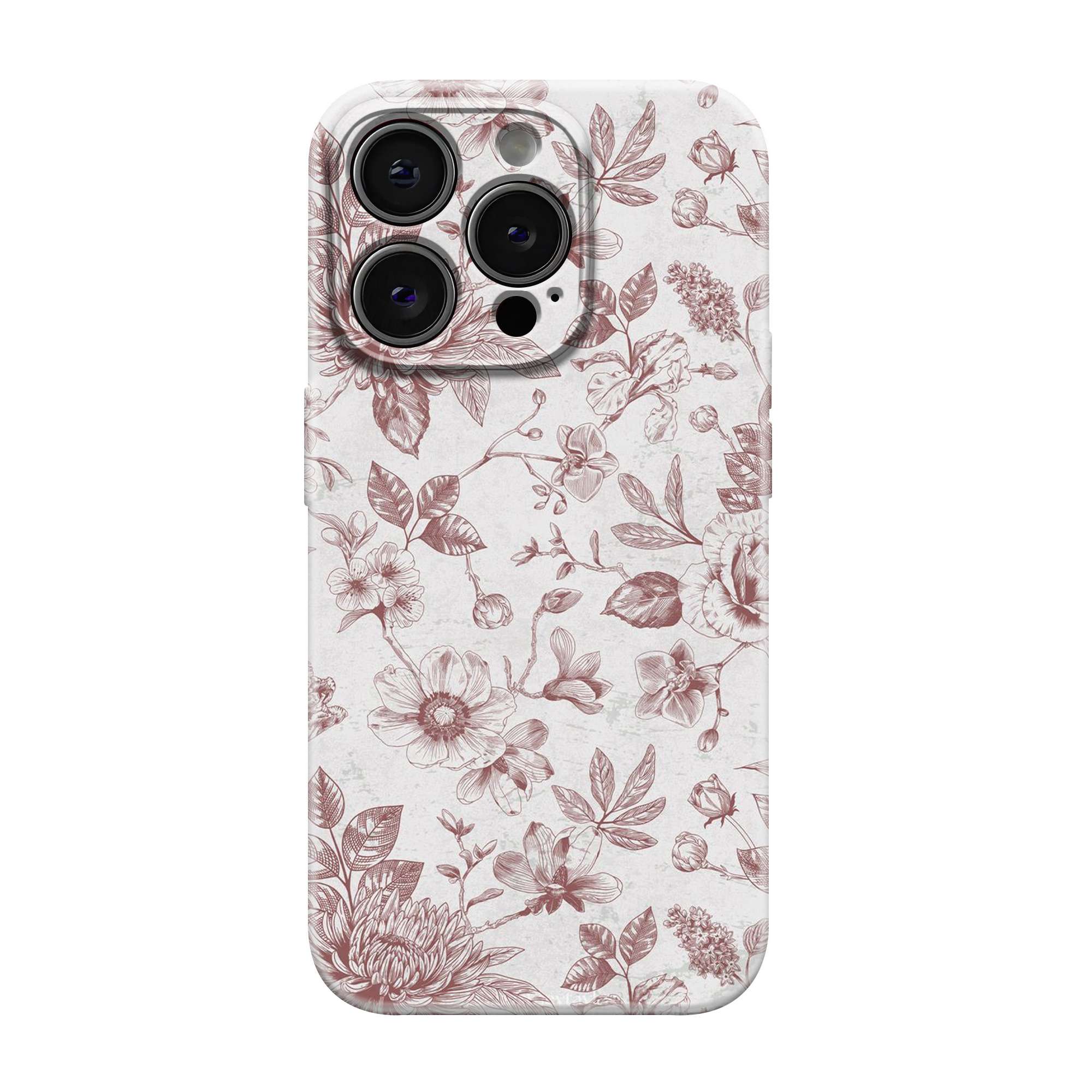 Dusty Flora Glossy Hard Case