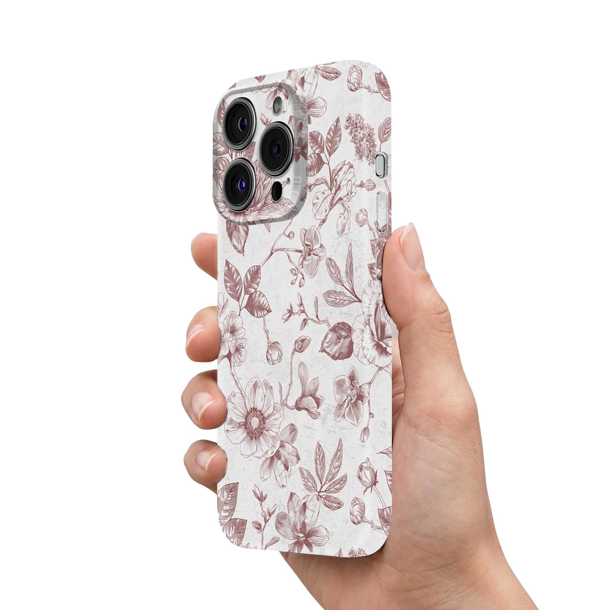 Dusty Flora Glossy Hard Case