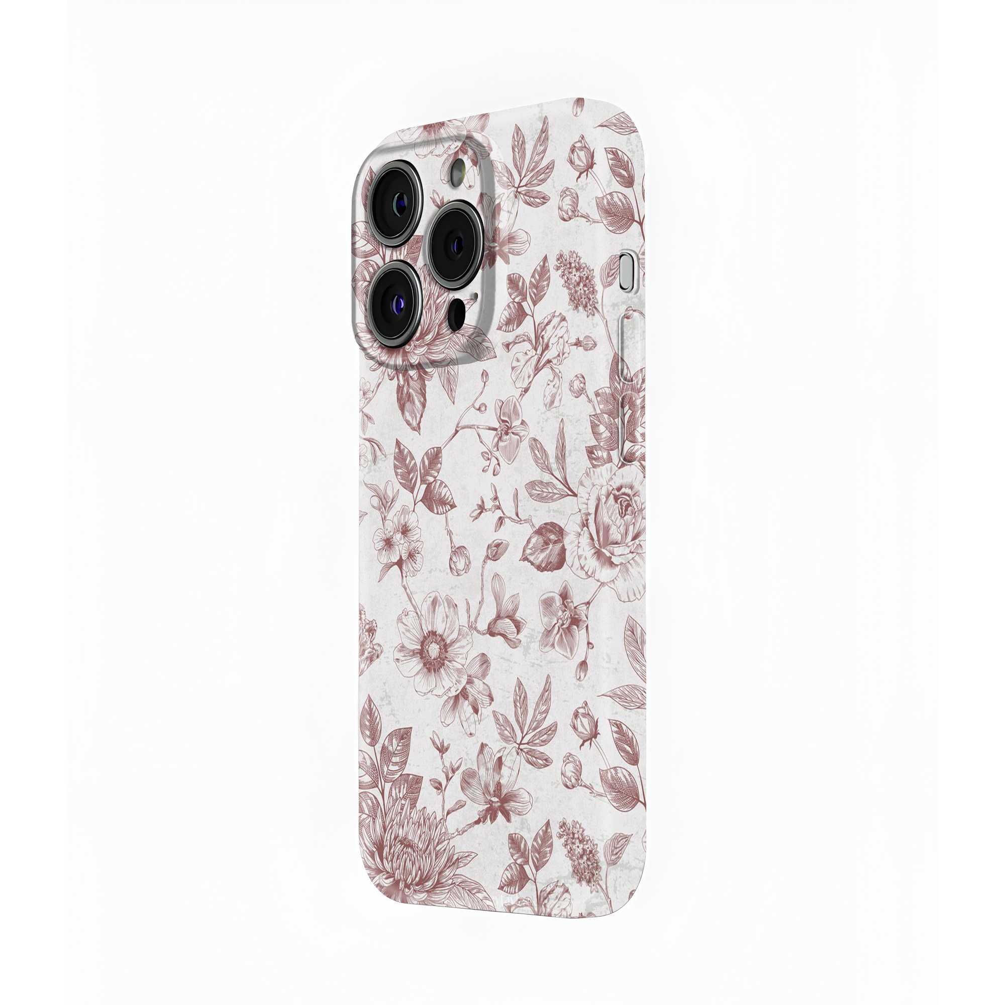 Dusty Flora Glossy Hard Case