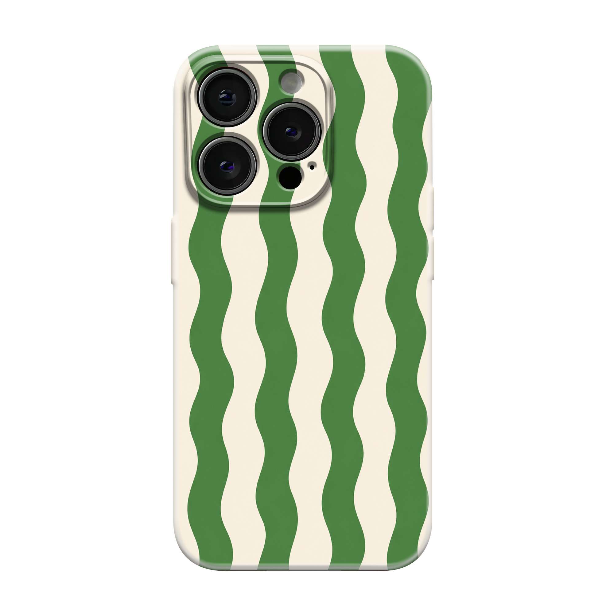 Emerald Waves Glossy Hard Case