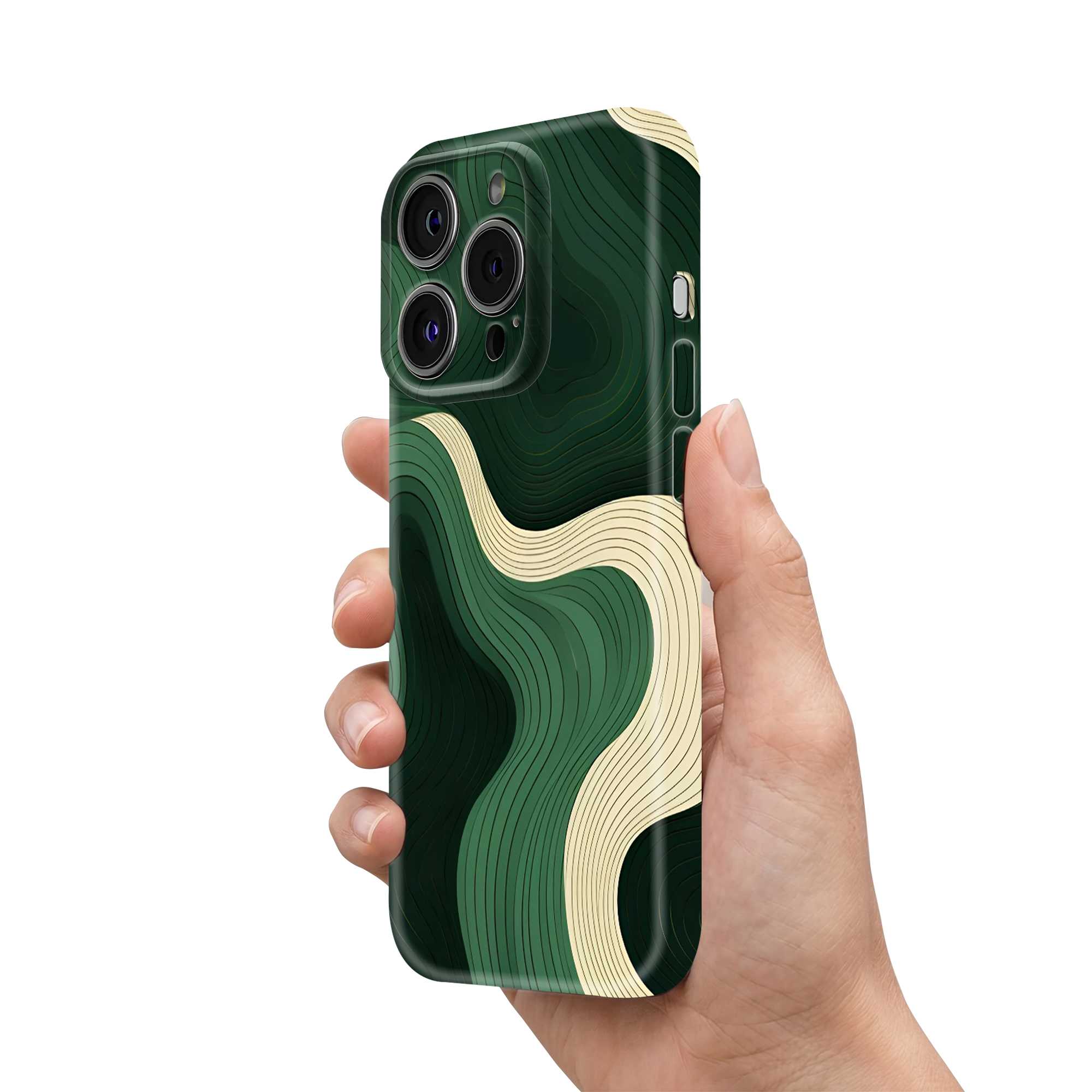 Emerald Flow Glossy Hard Case