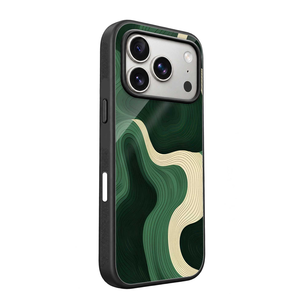 Emerald Flow Glass Case