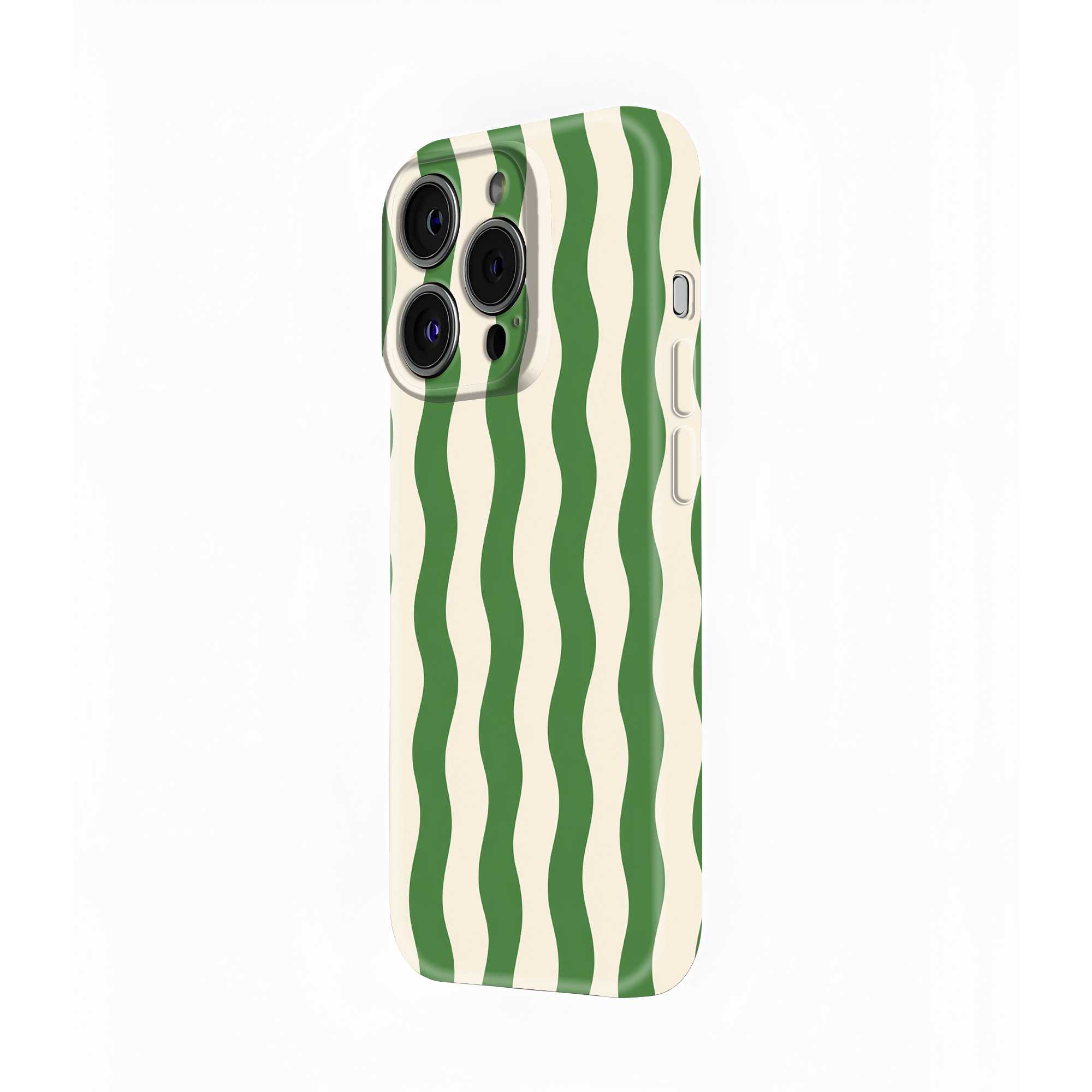 Emerald Waves Glossy Hard Case