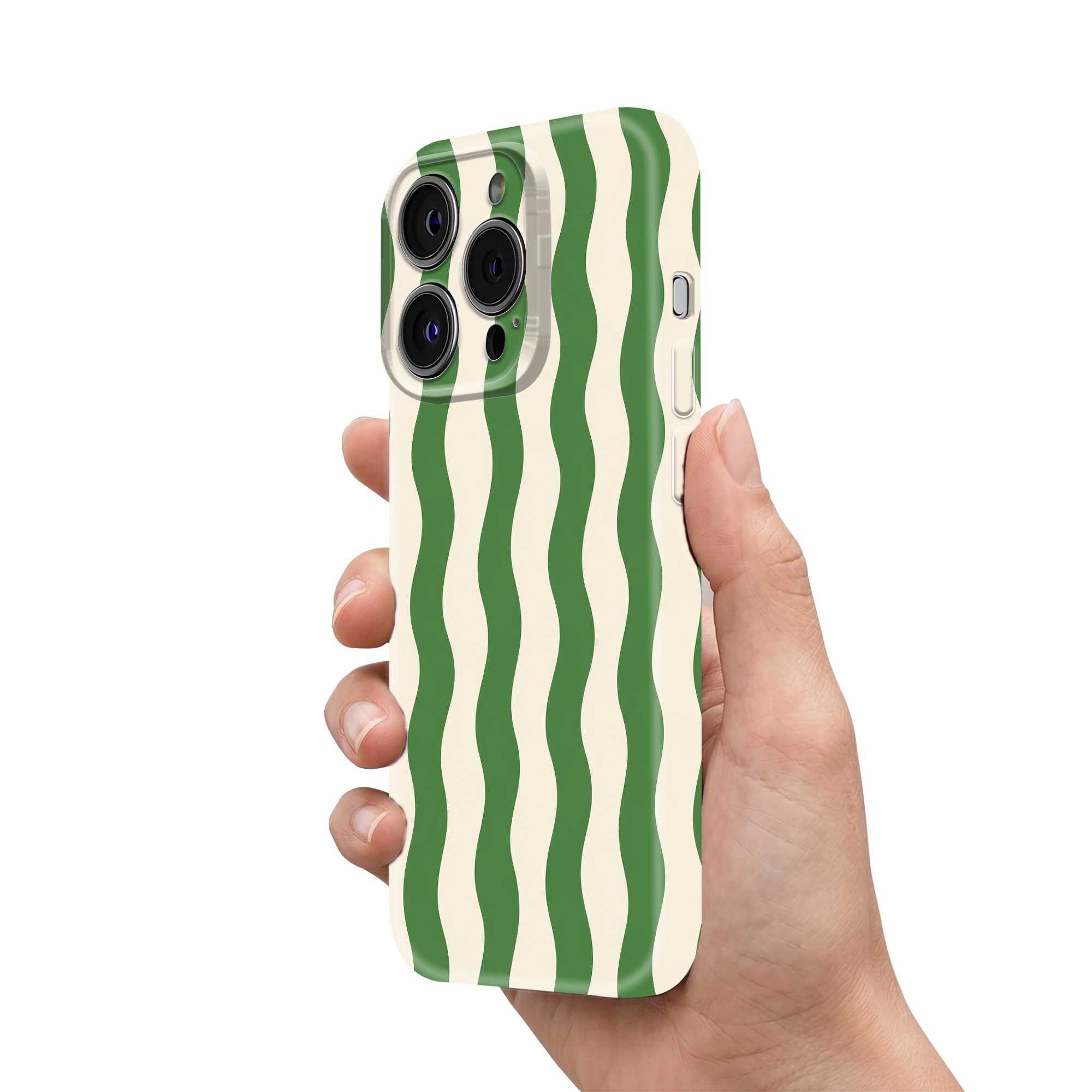 Emerald Waves Glossy Hard Case