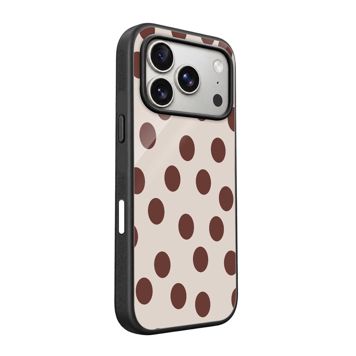 Espresso Dots Glass Case