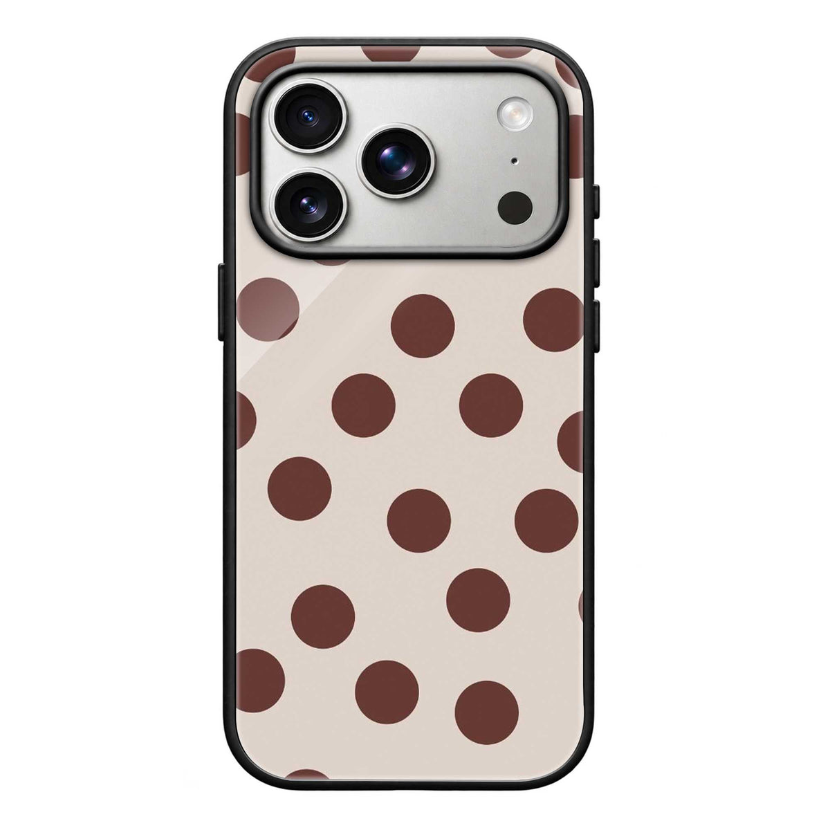Espresso Dots Glass Case
