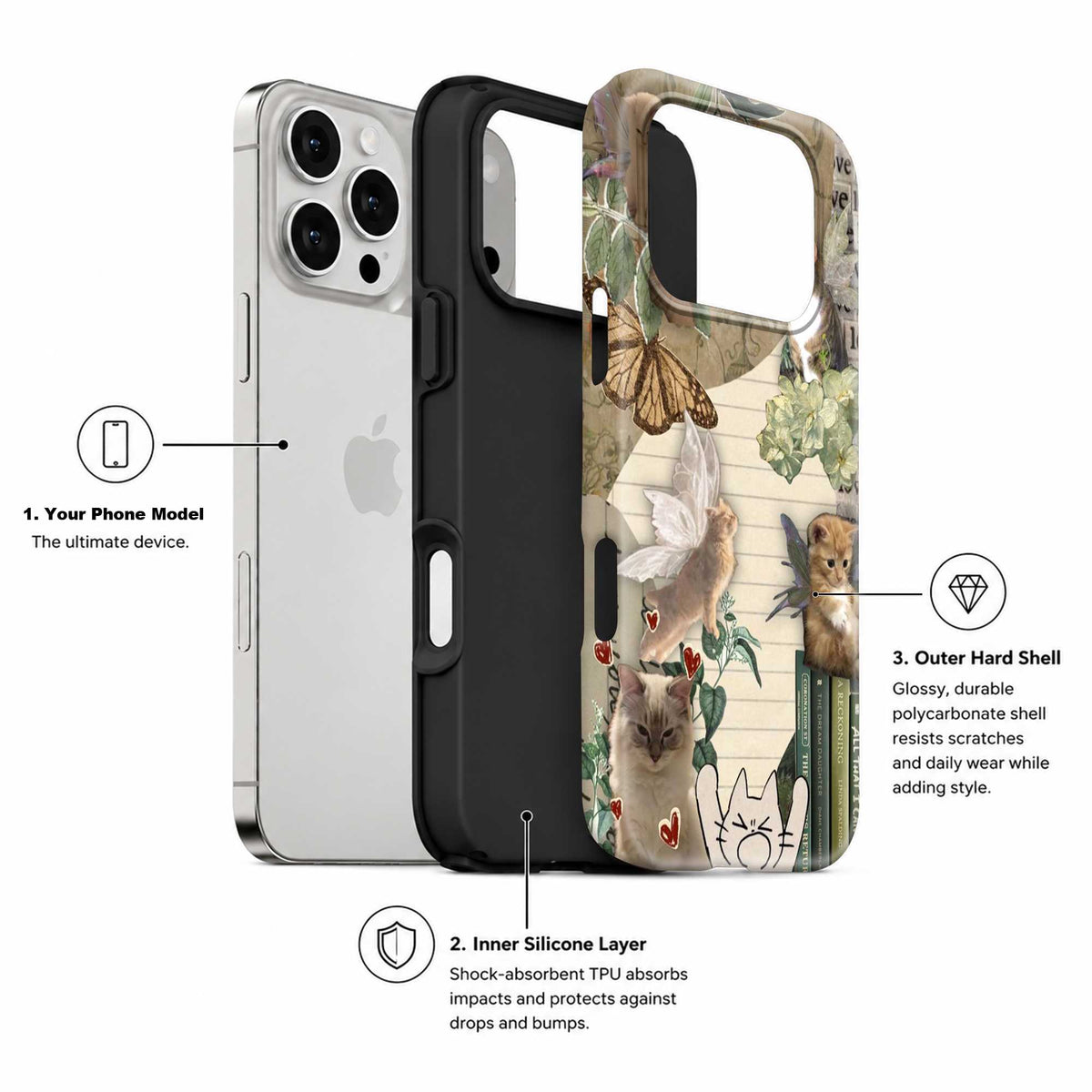 Fairy Paws Dual Guard Case