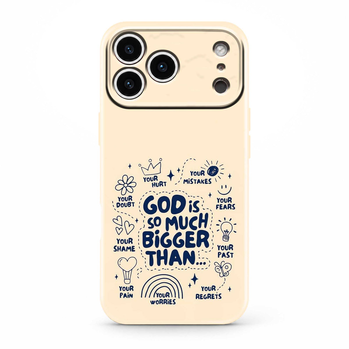 Faith Over Fear Glossy Hard Case