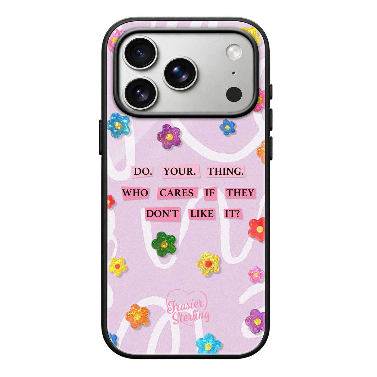Flower Pop Glass Case