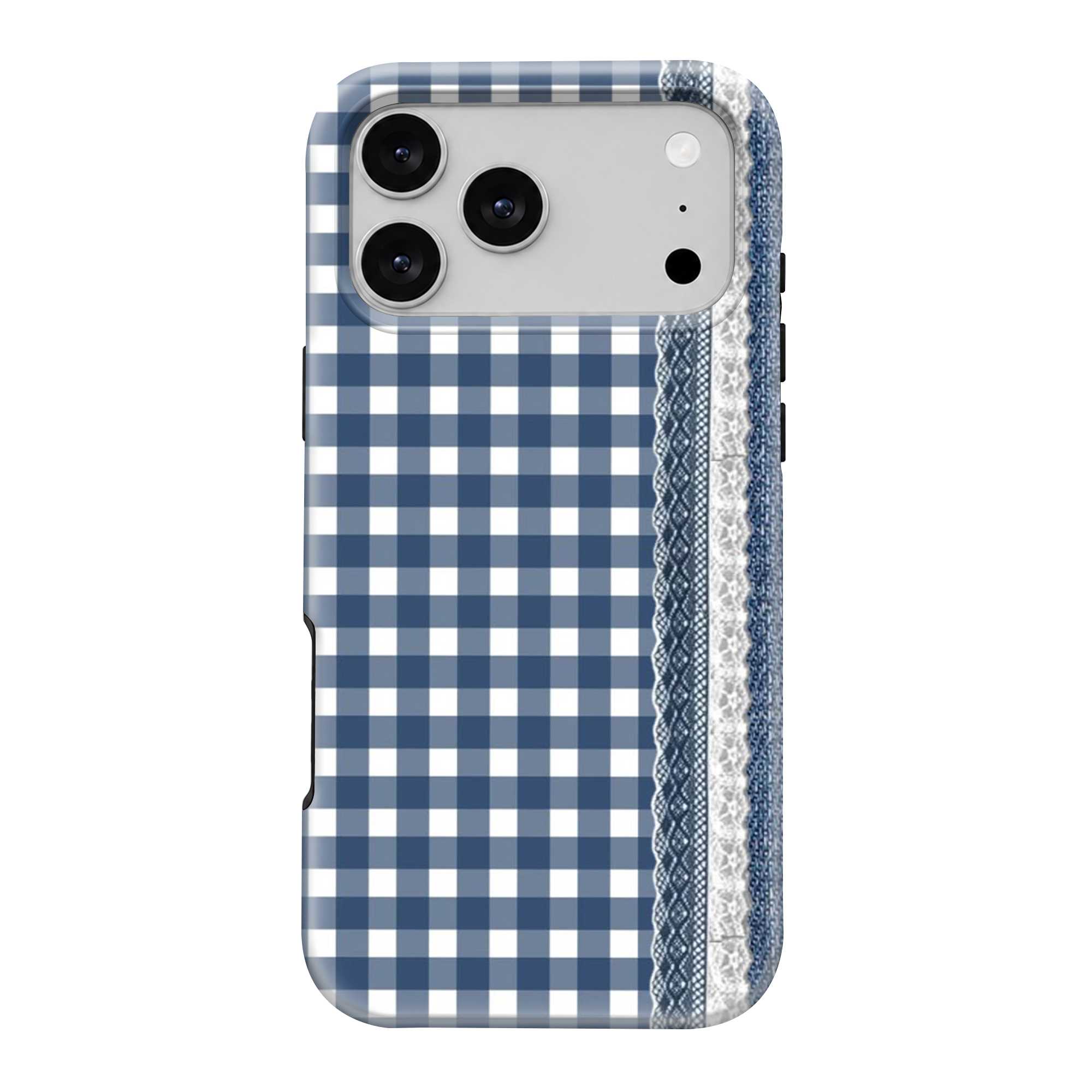 Gingham Denim Dual Guard Case