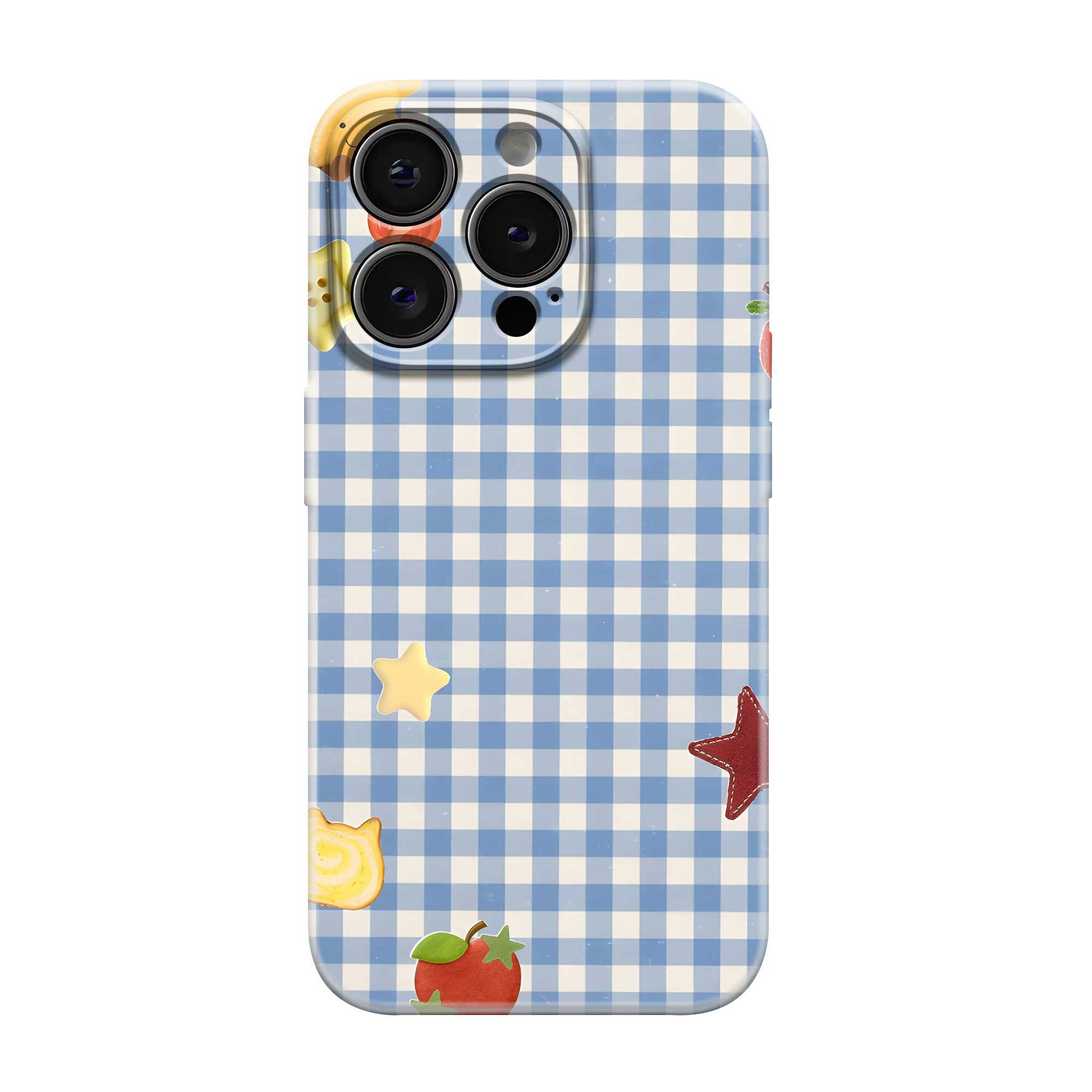 Gingham Fruits Glossy Hard Case