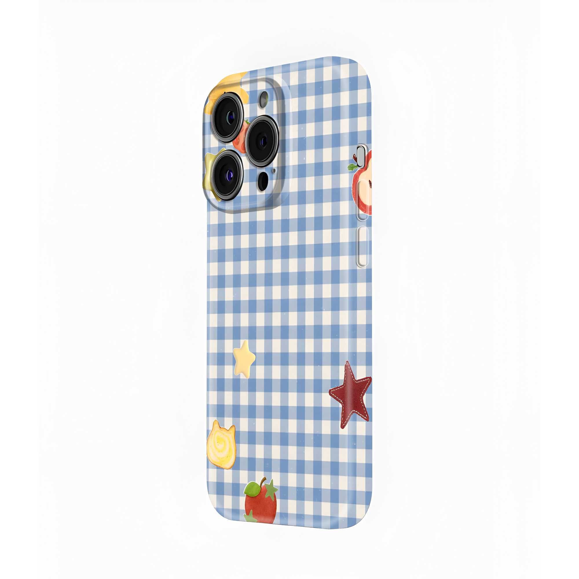 Gingham Fruits Glossy Hard Case