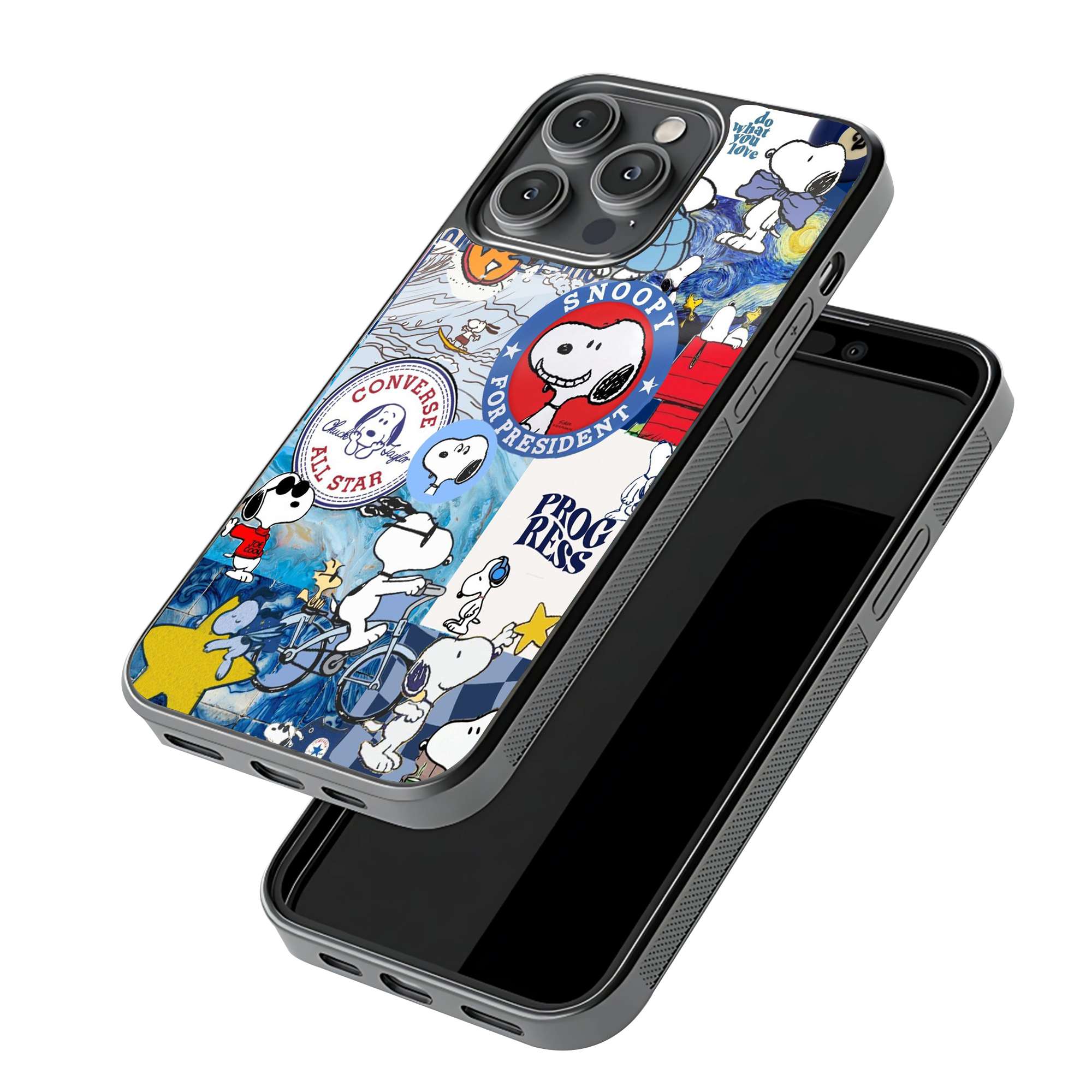 Snoopy Dreams Glass Case