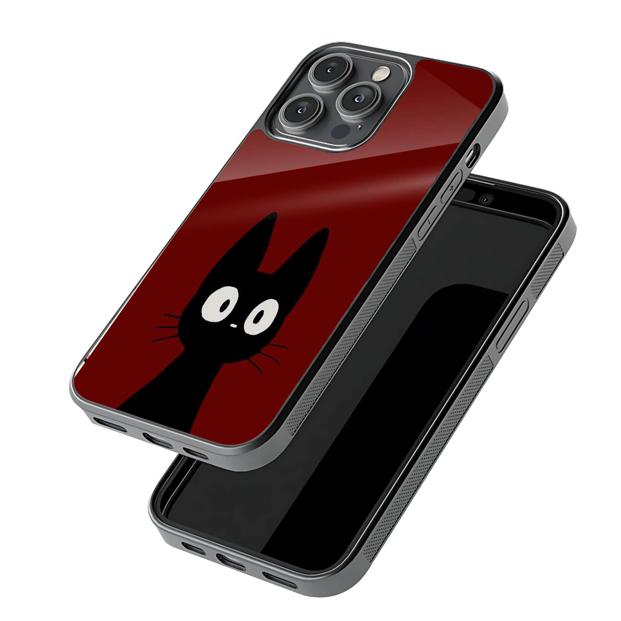 Shadow Cat Glass Case