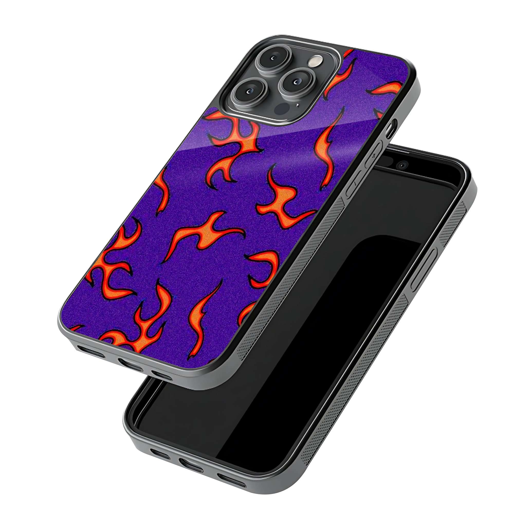 Purple Inferno Glass Case