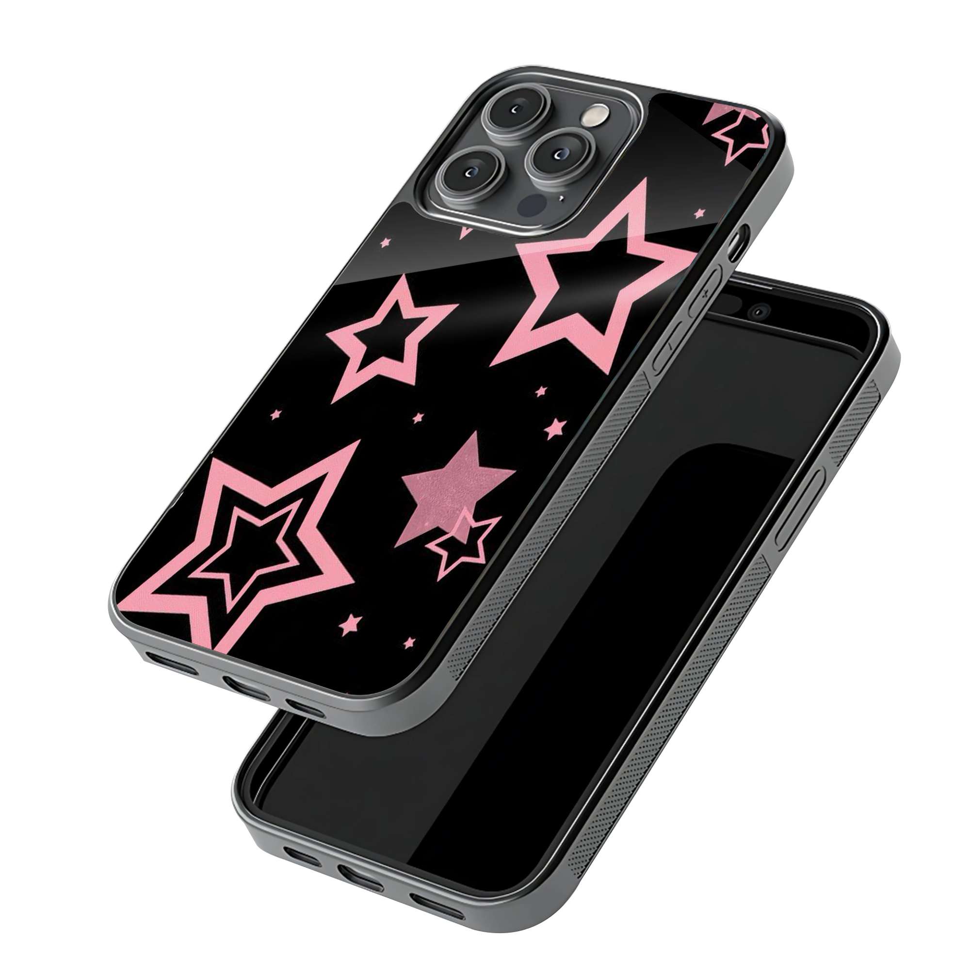 Pink Stardust Glass Case