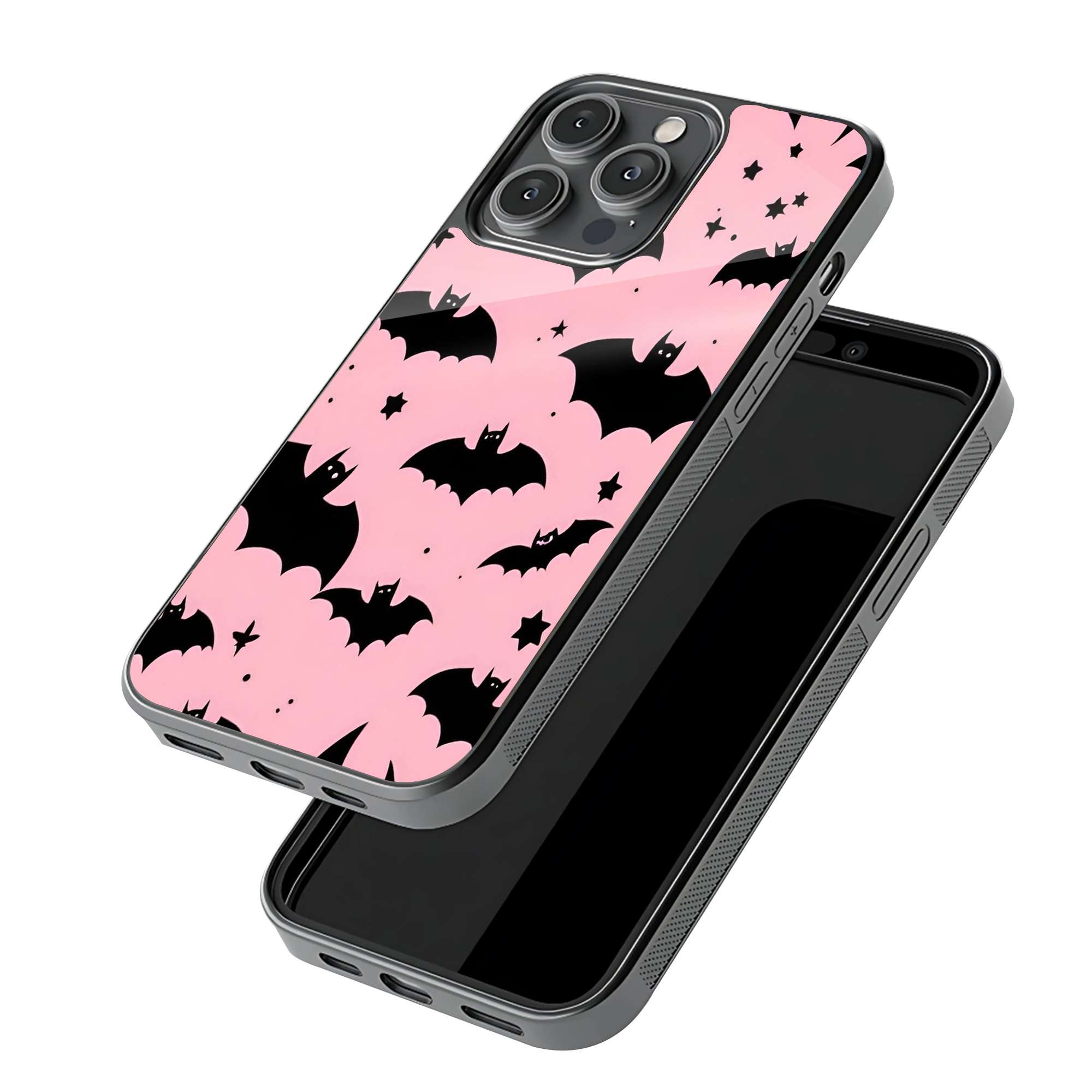 Pink Bat Vibes Glass Case