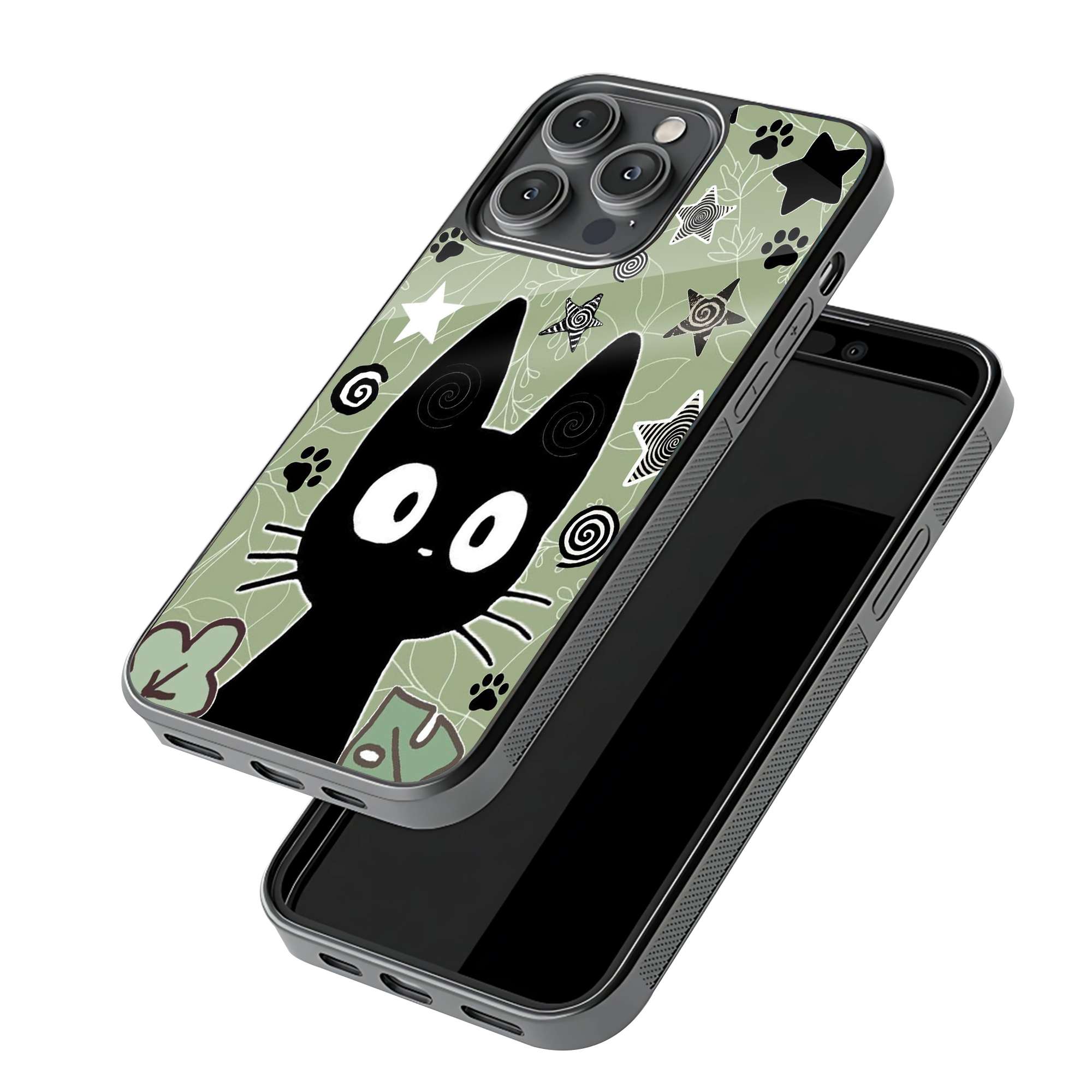 Mystic Kitty Glass Case