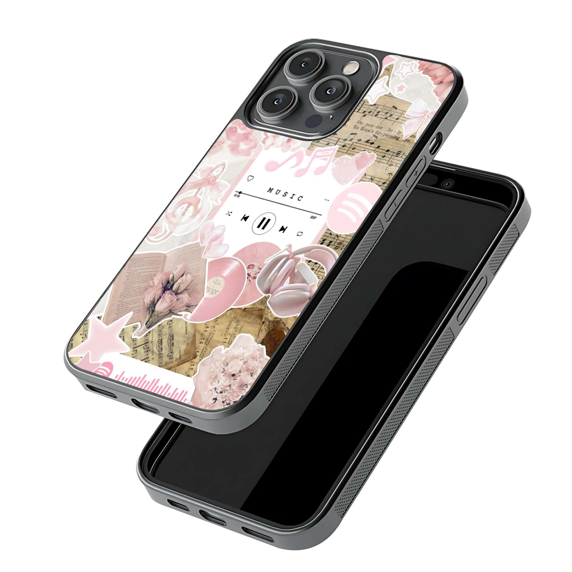 Melody Blush Glass Case